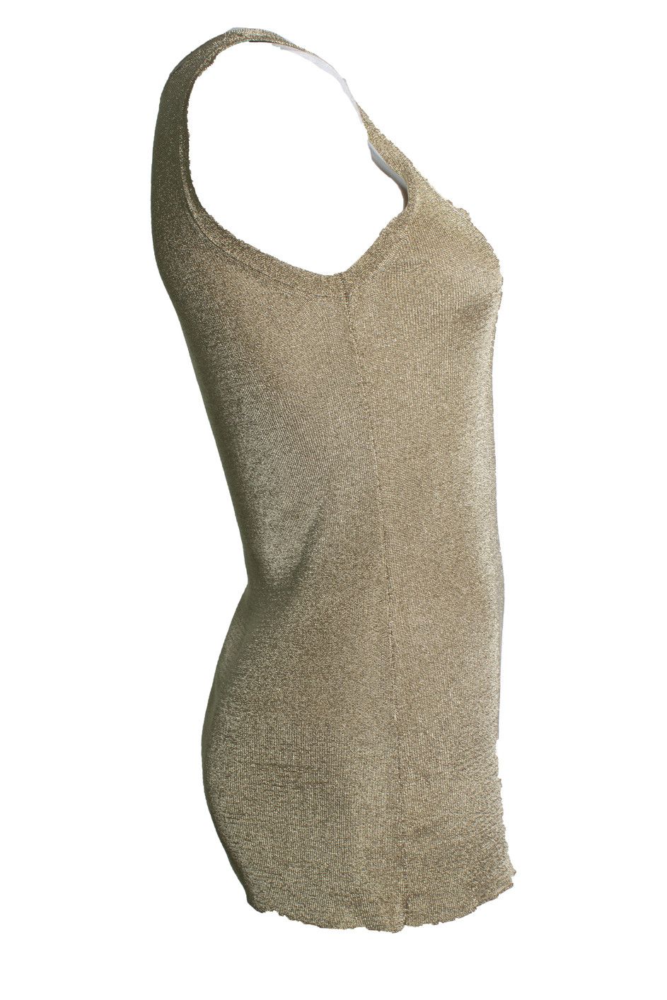 Gucci Gucci, gold sleeveless lurex top Size S / US 4 / IT 40 - 4 Thumbnail