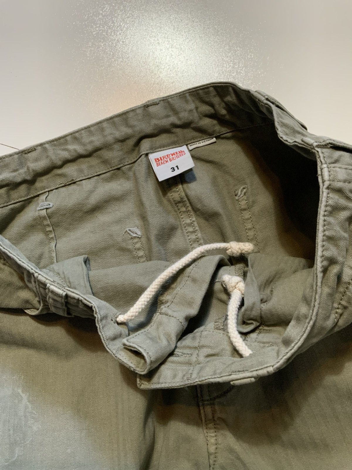 Other Birdwell Beach Britches HBT Herringbone Button Fly Pants Size US 31 - 9 Thumbnail