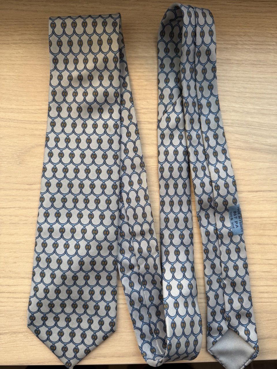 Hermes Linked pattern tie Size ONE SIZE - 4 Thumbnail