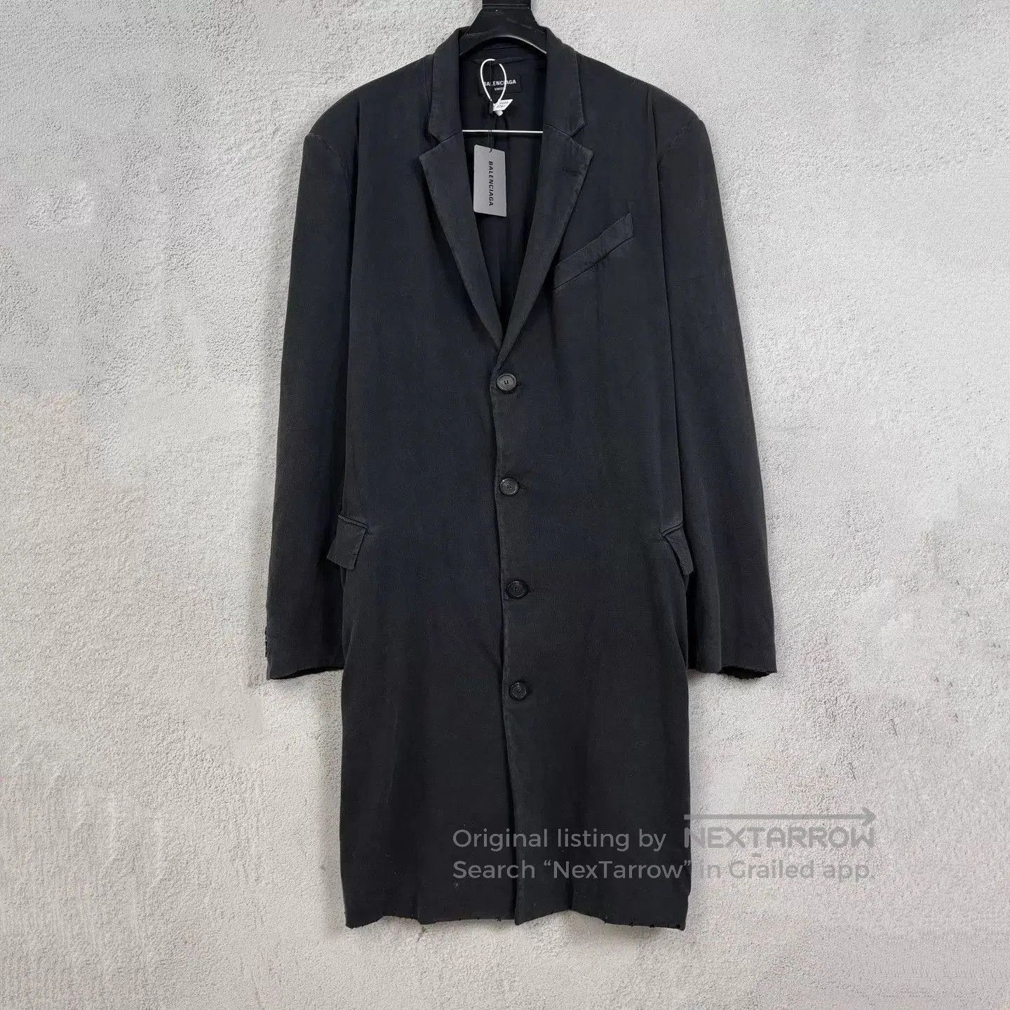 Balenciaga Black Long Button. Size US XS / EU 42 / 0 - 1 Thumbnail