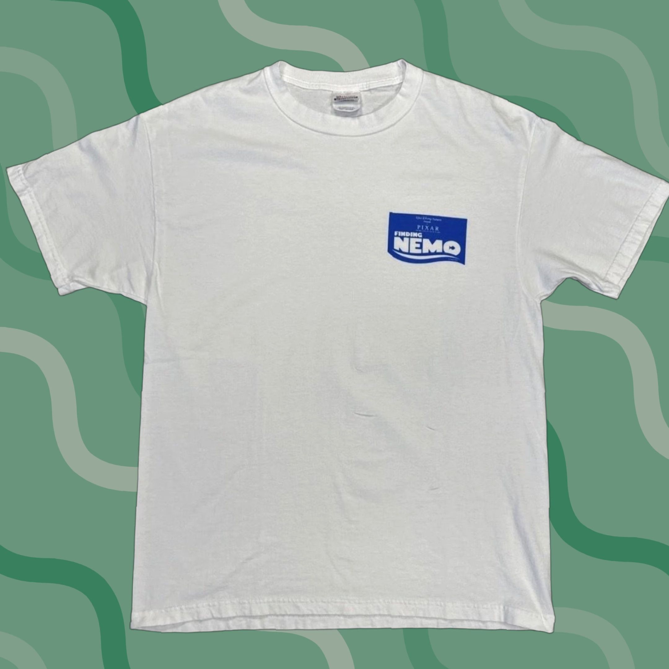 Hanes VINTAGE Finding Nemo Disney Pixar Shirt Mens Large White Hanes Heavyweight Graphic Tee Size US L / EU 52-54 / 3 - 1 Thumbnail