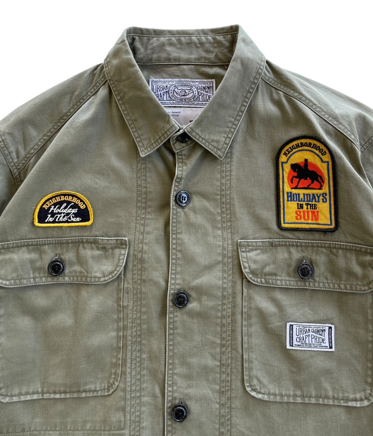 Neighborhood Neighborhood Military Work Shirt Size US L / EU 52-54 / 3 - 2 Thumbnail