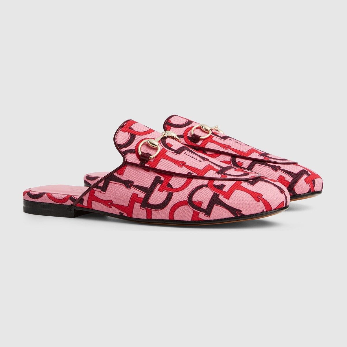 Gucci oc11z1025 Princetown Slippers Mules in Multicolor Size US 8.5 / IT 38.5 - 2 Thumbnail