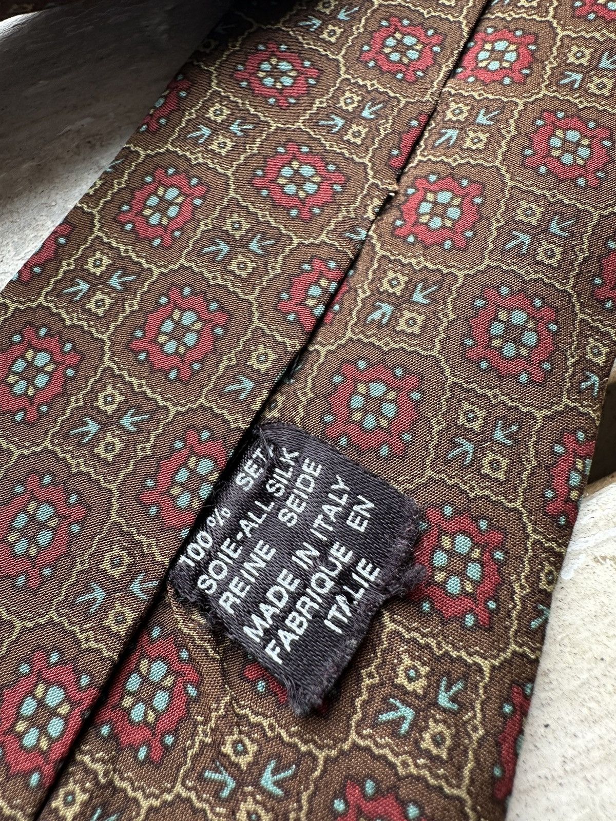 Designer × Yves Saint Laurent GRAIL🚨 Yves Saint Laurent YSL tie 80s vintage old money Size ONE SIZE - 4 Thumbnail