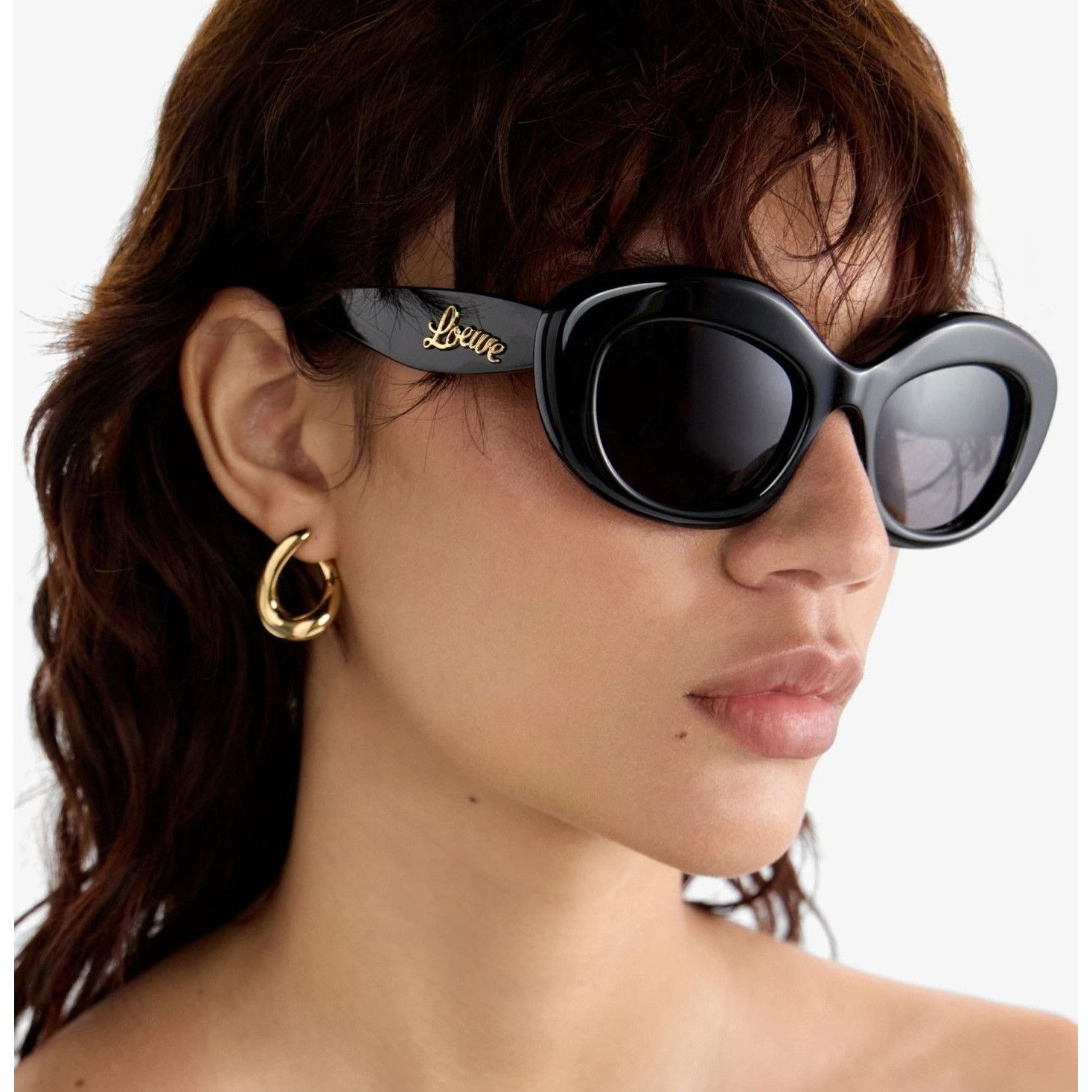Loewe NEW LW40153F 52E, LOEWE WOMEN HAVANA GREY SUNGLASSES LOEWE Size ONE SIZE - 2 Thumbnail