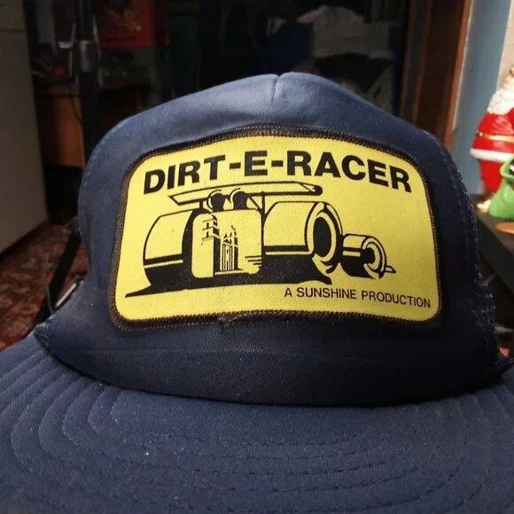 Vintage Vintage Dirt-E-Racer Patch Snap Trucker Hat Cap Size ONE SIZE - 2 Thumbnail