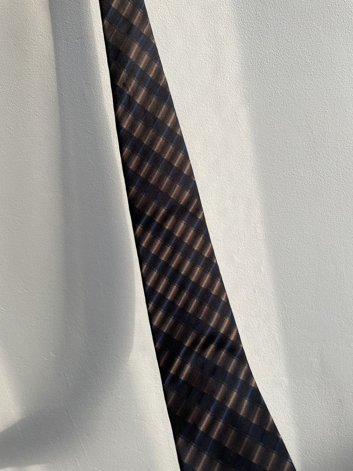 Dolce & Gabbana Dolce & Gabbana DG Men's Silk Brown Black Tie Cravatte Size ONE SIZE - 17 Thumbnail