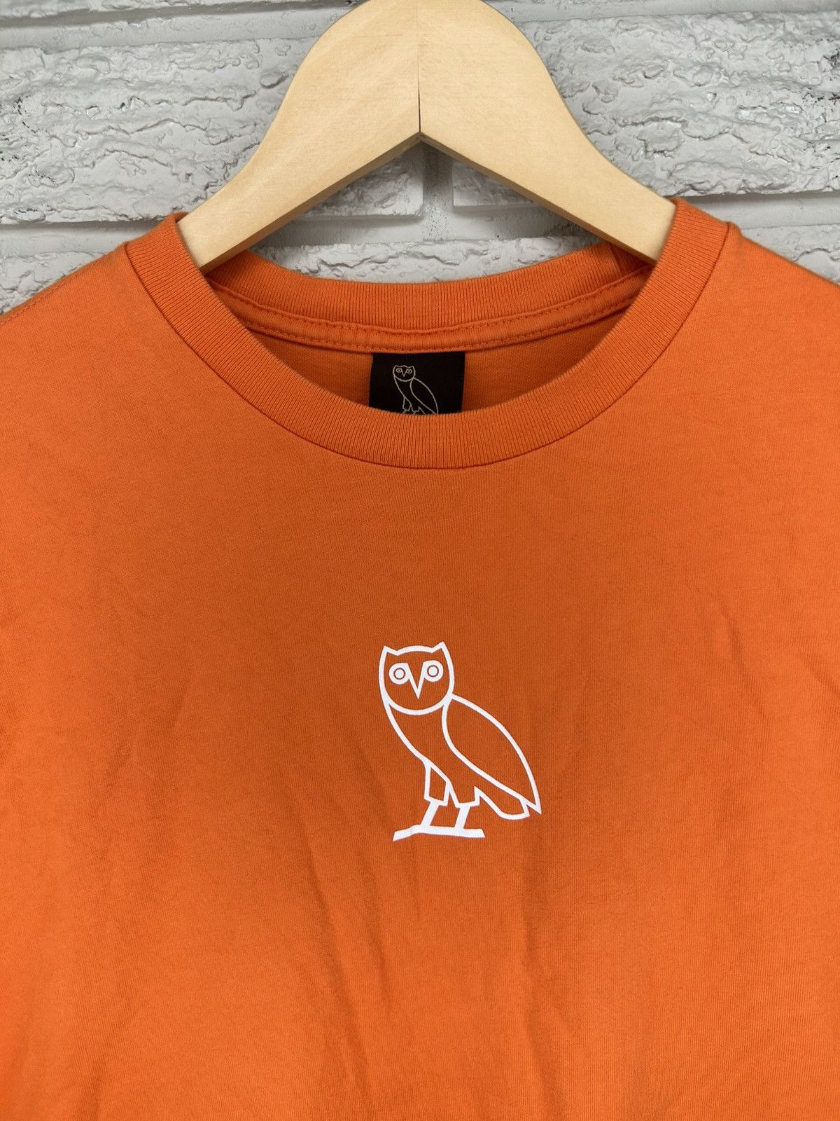 October's Very Own OVO Owl Logo Orange T Shirt Size US M / EU 48-50 / 2 - 2 Thumbnail