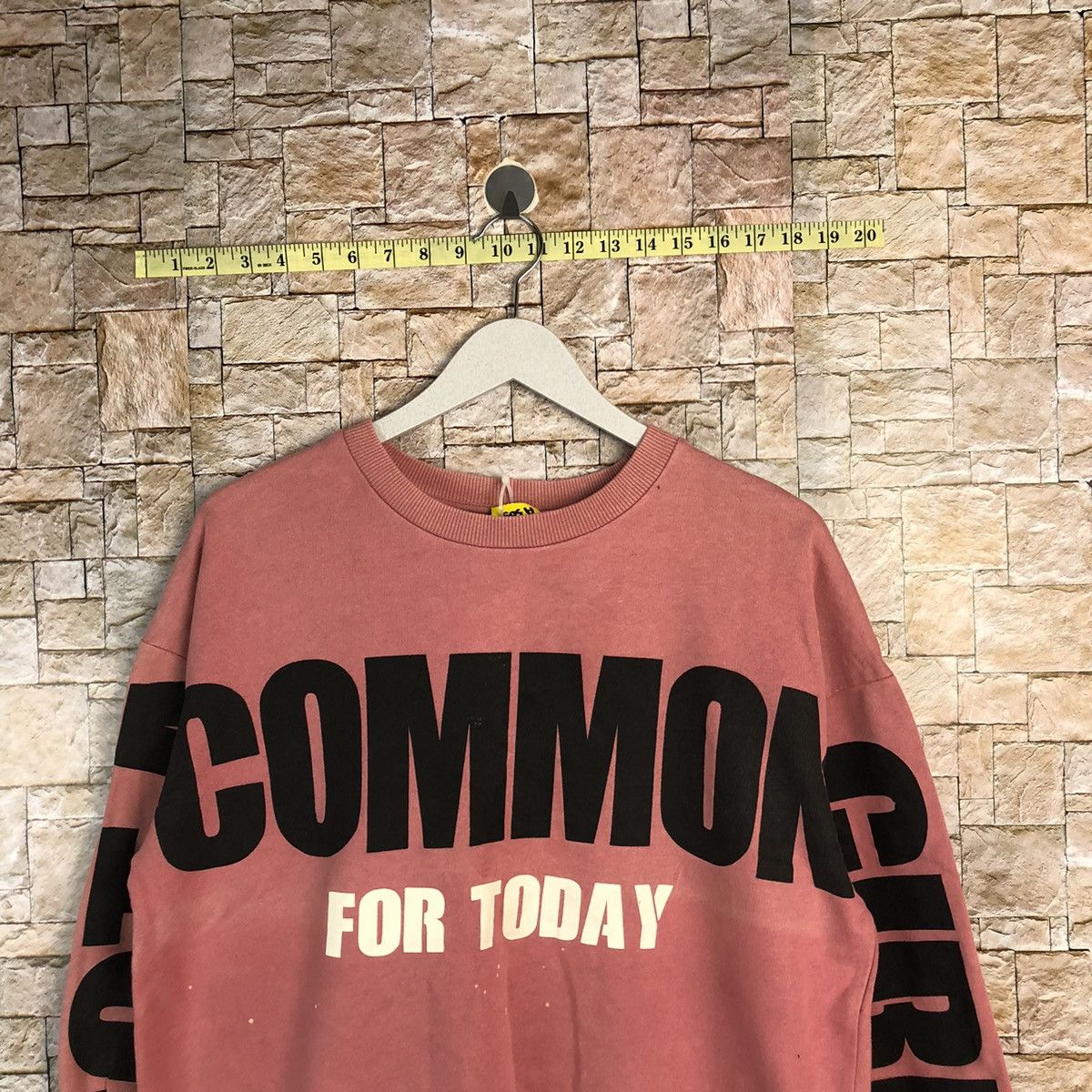 Japanese Brand Not Common Girl today Bershka Pink Sweatshirt #A305 Size S / US 4 / IT 40 - 2 Thumbnail