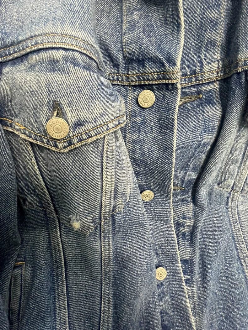 Acne Studios acne studiosVintage blue silhouette denim jacket 2503-Nexta Size US M / EU 48-50 / 2 - 5 Thumbnail