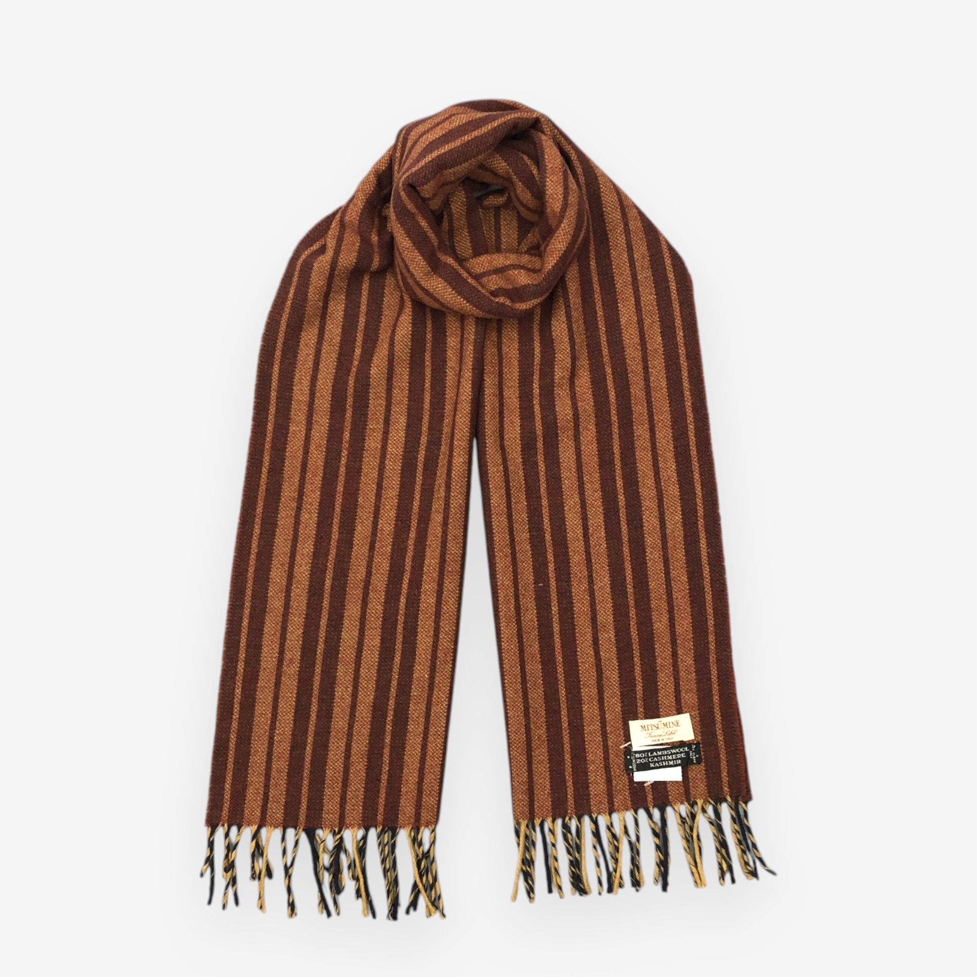 Japanese Brand Vintage Mitsumine Scarf Muffler Wool Witner Scarves Size ONE SIZE - 1 Thumbnail