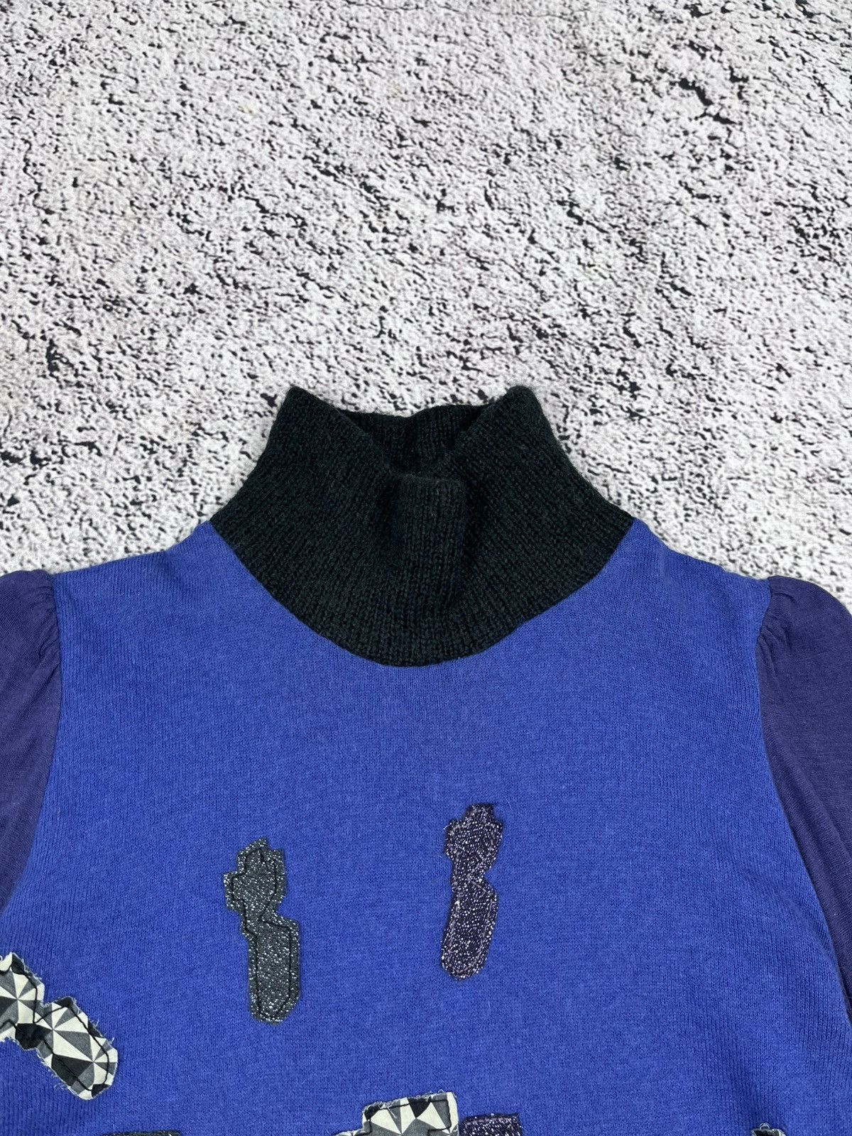 Custo Barcelona Vintage Custo Barcelona Y2K Turtleneck Top Avant Garde Size S / US 4 / IT 40 - 6 Thumbnail
