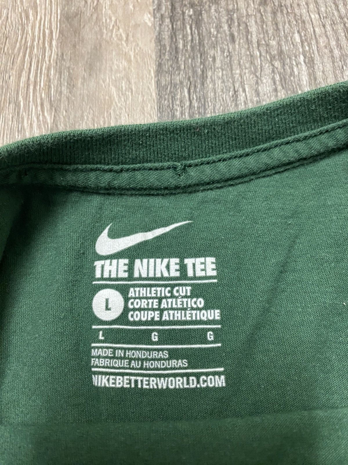 Nike Nike Center Swoosh Green Long Sleeve Tee T Shirt Y2K Size US L / EU 52-54 / 3 - 4 Thumbnail