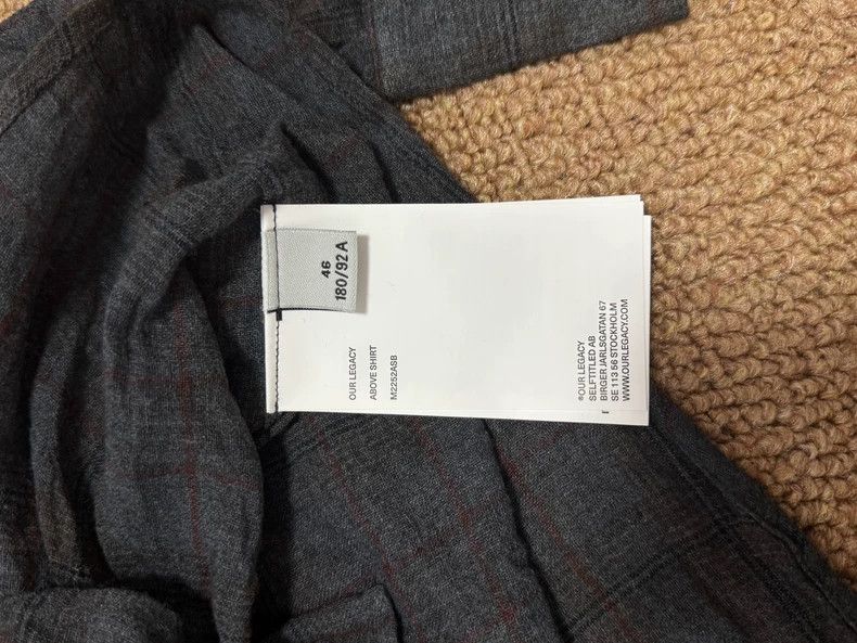 Our Legacy Our Legacy Grain clear wind woven shirt Size US S / EU 44-46 / 1 - 3 Thumbnail