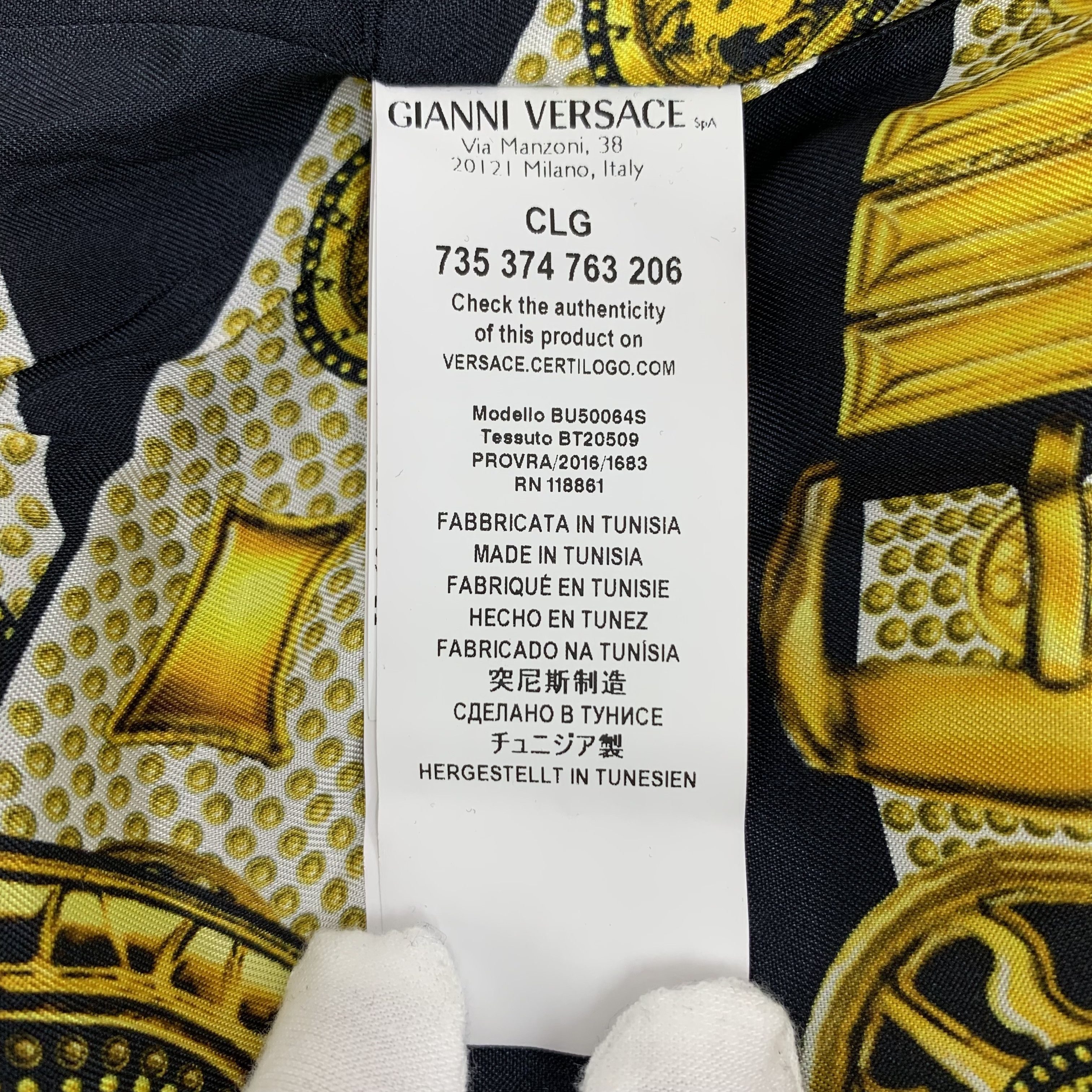 Versace Versace Logo Zip Jacket Black (46) Size US S / EU 44-46 / 1 - 7 Thumbnail