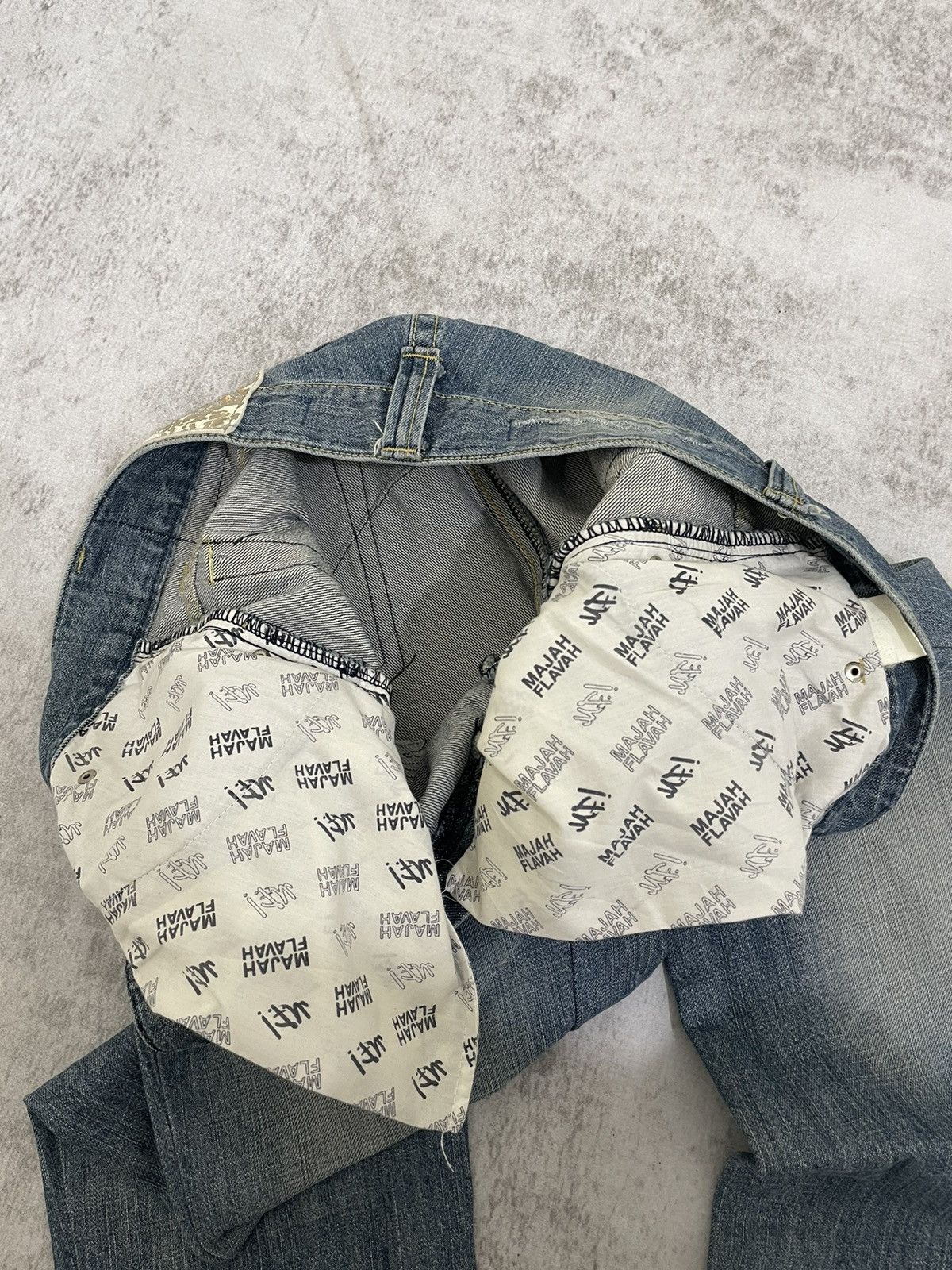 Hysteric Glamour 2000s Majahflafah patchwork Denim y2k style Size US 30 / EU 46 - 8 Thumbnail