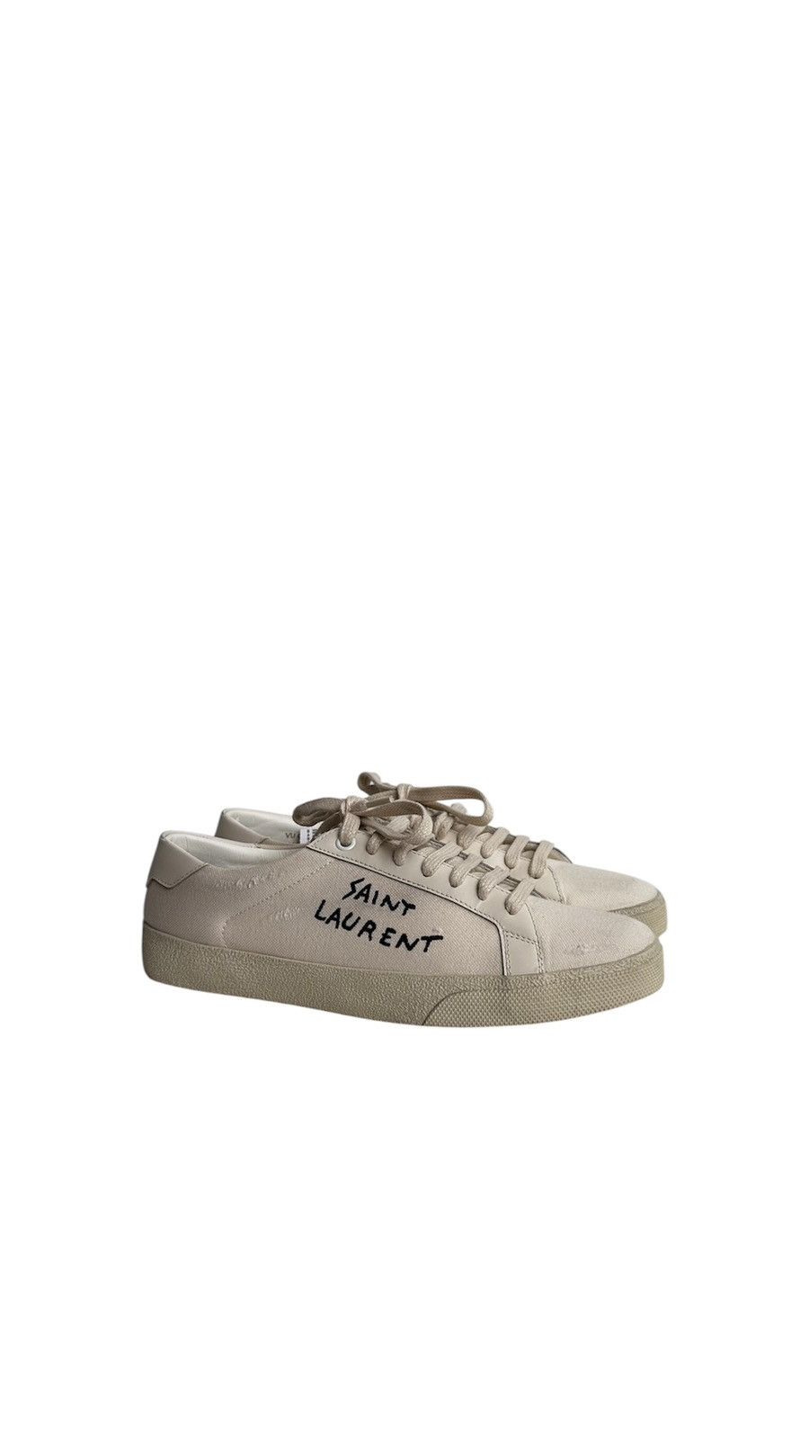 Saint Laurent Paris Saint Laurent Court Classic Sneakers Size US 7.5 / IT 37.5 - 1 Thumbnail
