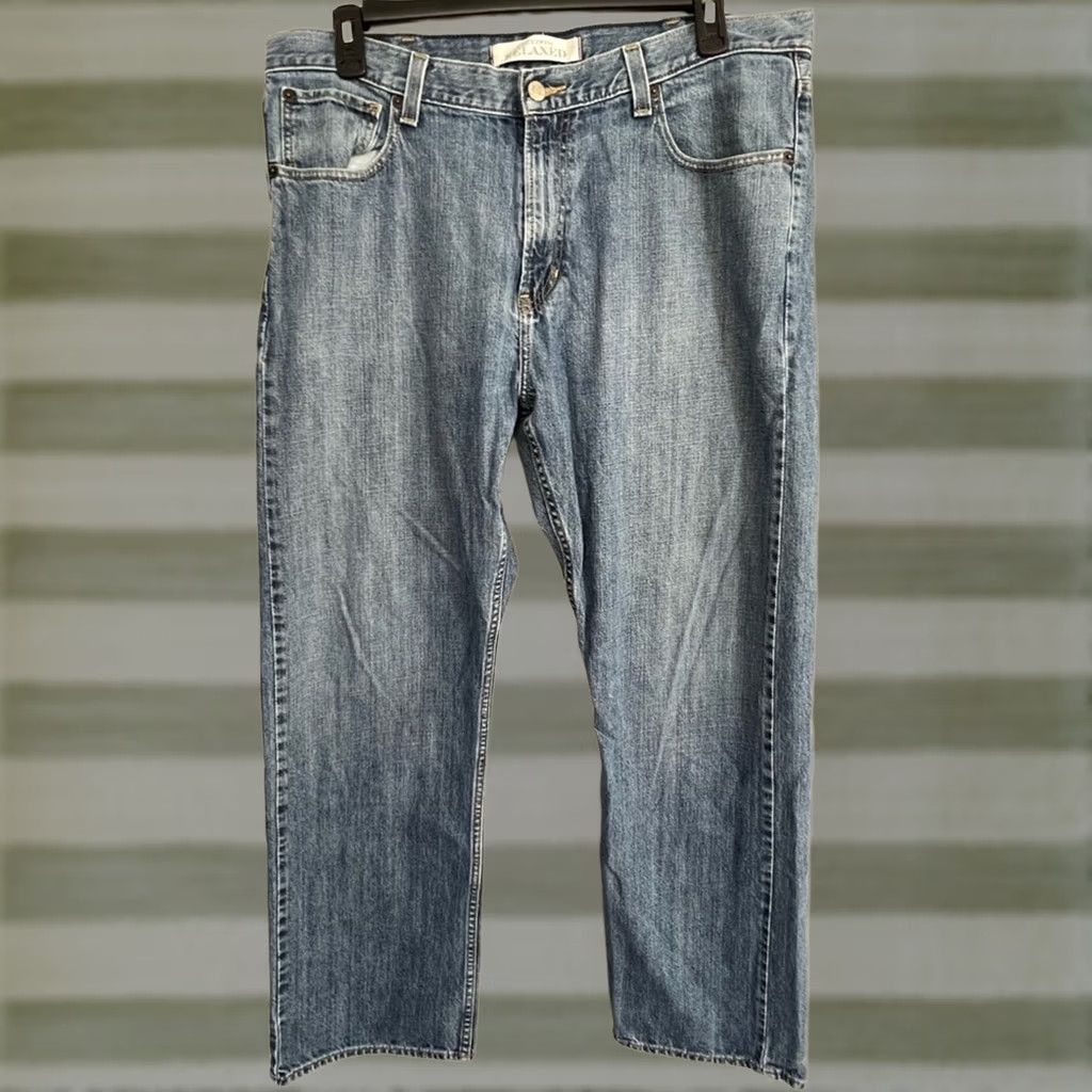 Tommy Hilfiger Hilfiger Denim Freedom Relaxed Fit Jeans Mens 38x32 Blue Size US 38 / EU 54 - 1 Thumbnail