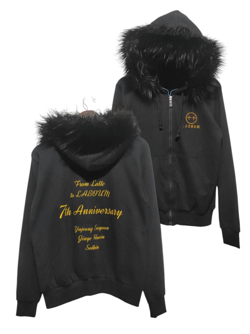 If Six Was Nine Laboum black Zip Fur Hoodie i6w9 Lgb Style Size US S / EU 44-46 / 1 - 1 Thumbnail