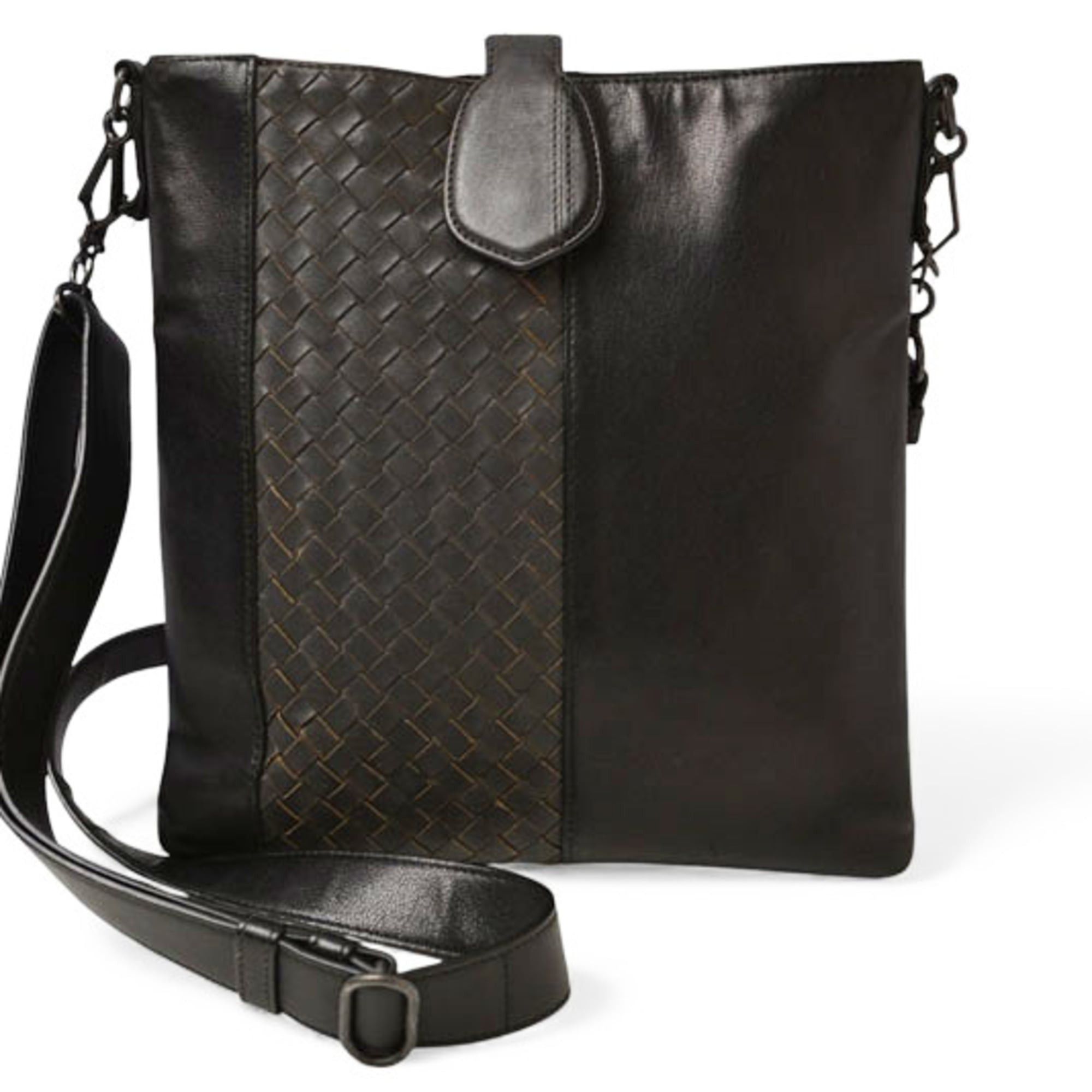 Bottega Veneta Bottega Veneta Shoulder Bag, Crossbody Intrecciato VN, Black/Gray Size ONE SIZE - 1 Thumbnail