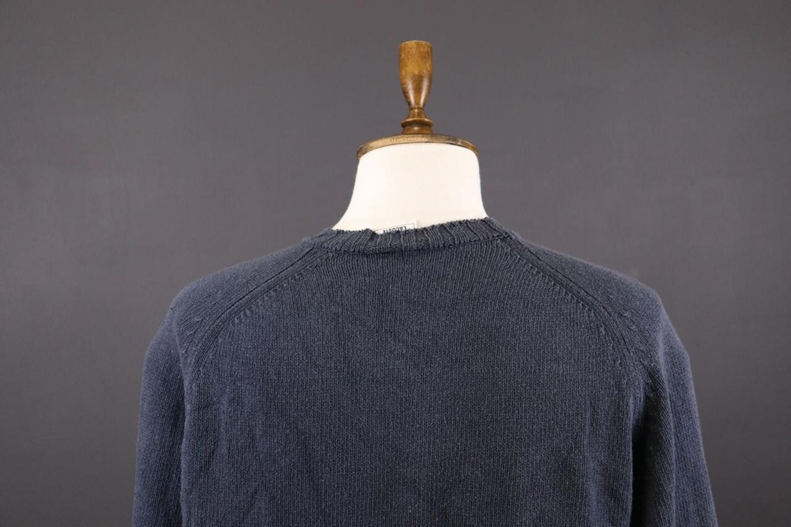 Lacoste Lacoste Blue Linen Knit Vintage Sweater Size 7 / 2XL Size US XXL / EU 58 / 5 - 8 Thumbnail