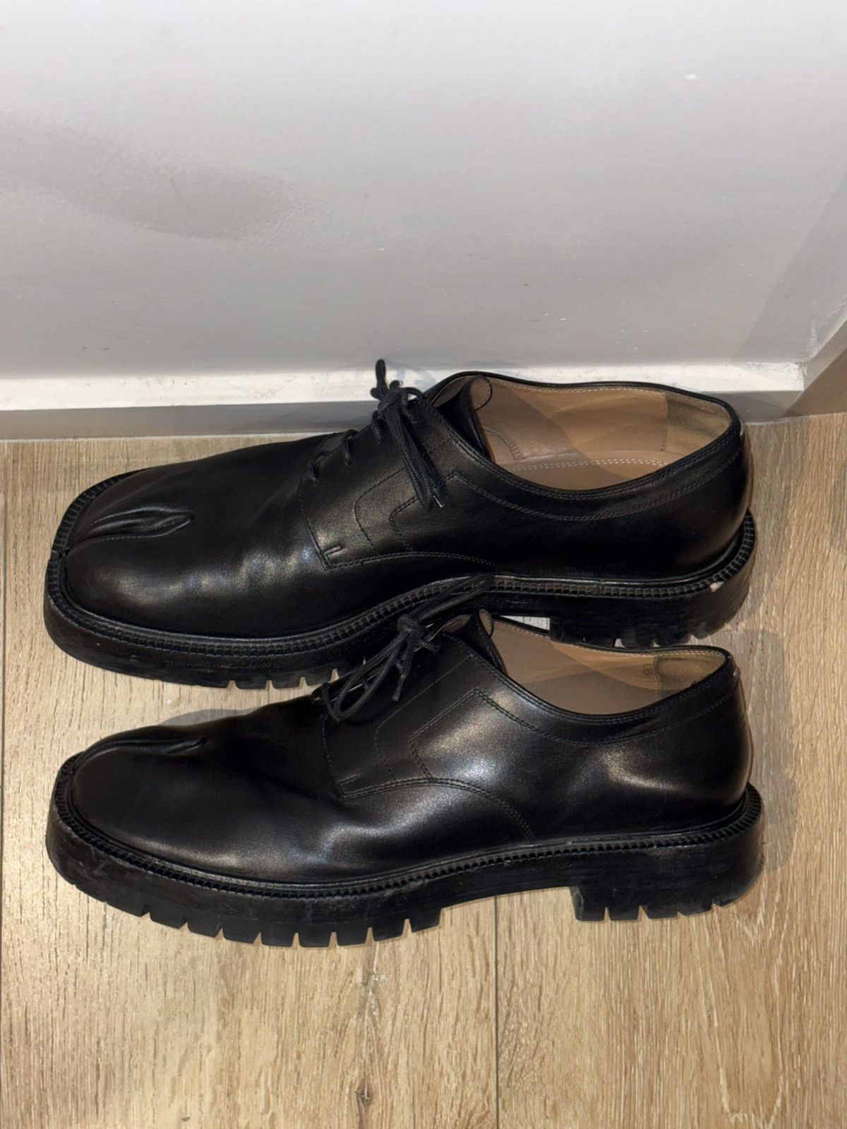 Maison Margiela Margiela Tabi Derby Lace Up Size US 12 / EU 45 - 1 Thumbnail