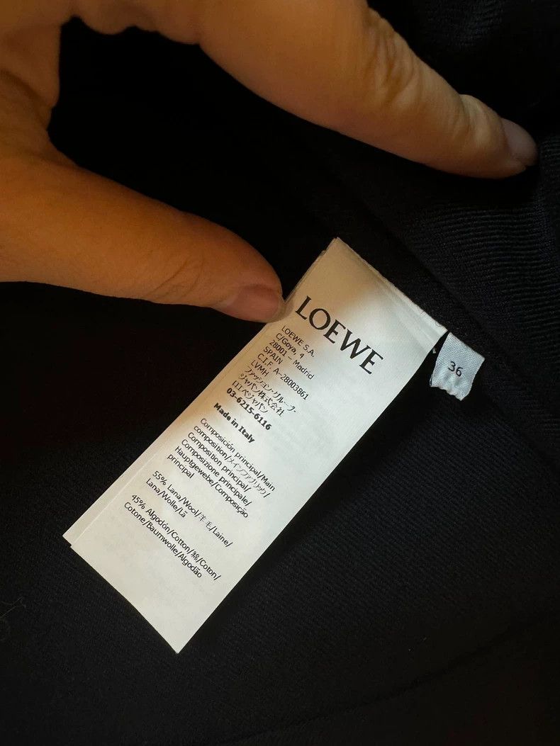 Loewe LOEWE Black woolen jacket Size M / US 6-8 / IT 42-44 - 5 Thumbnail