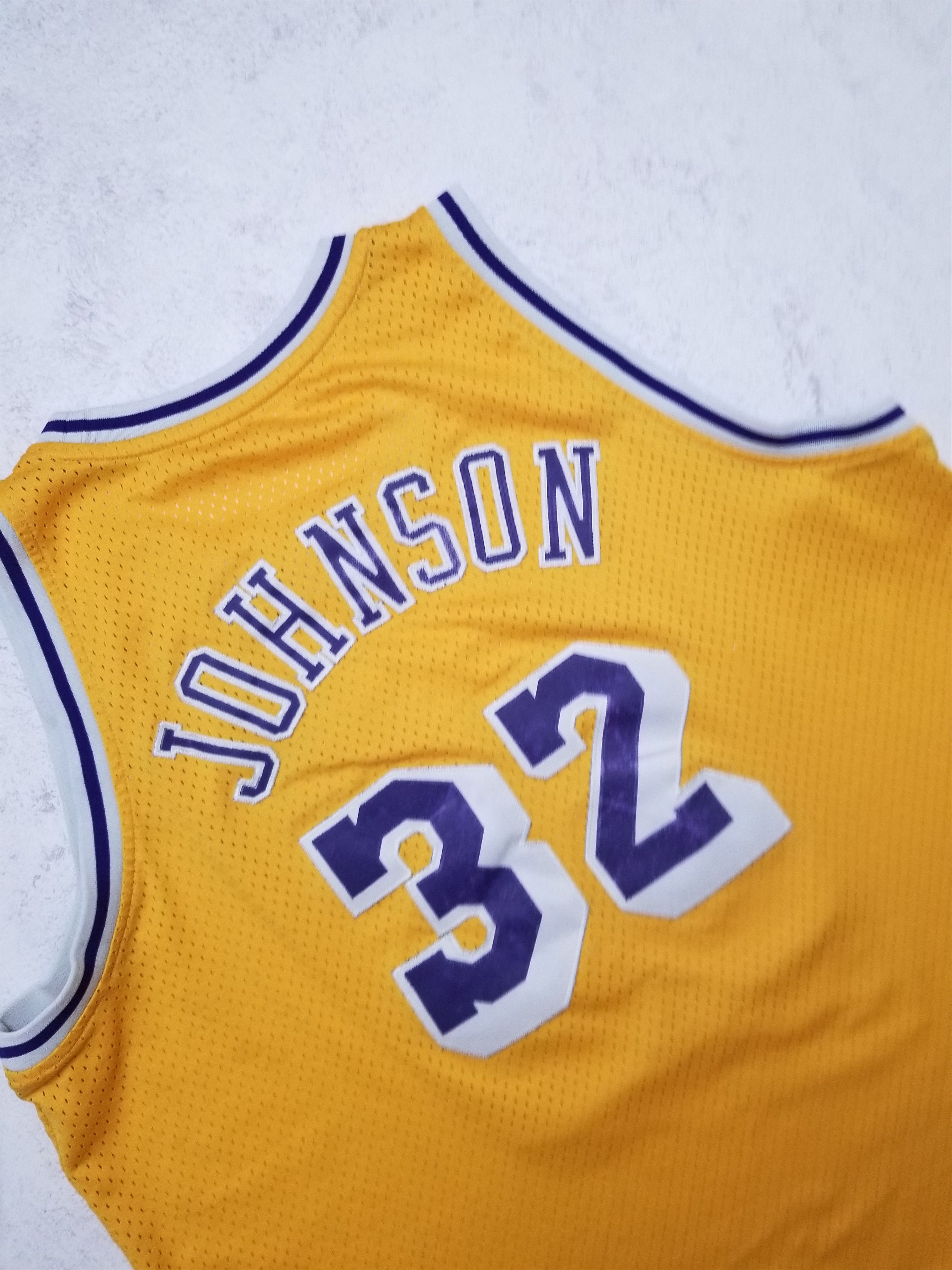 Adidas Magic Johnson LA Lakers NBA Jersey Hardwood Classics Size US XXL / EU 58 / 5 - 3 Thumbnail