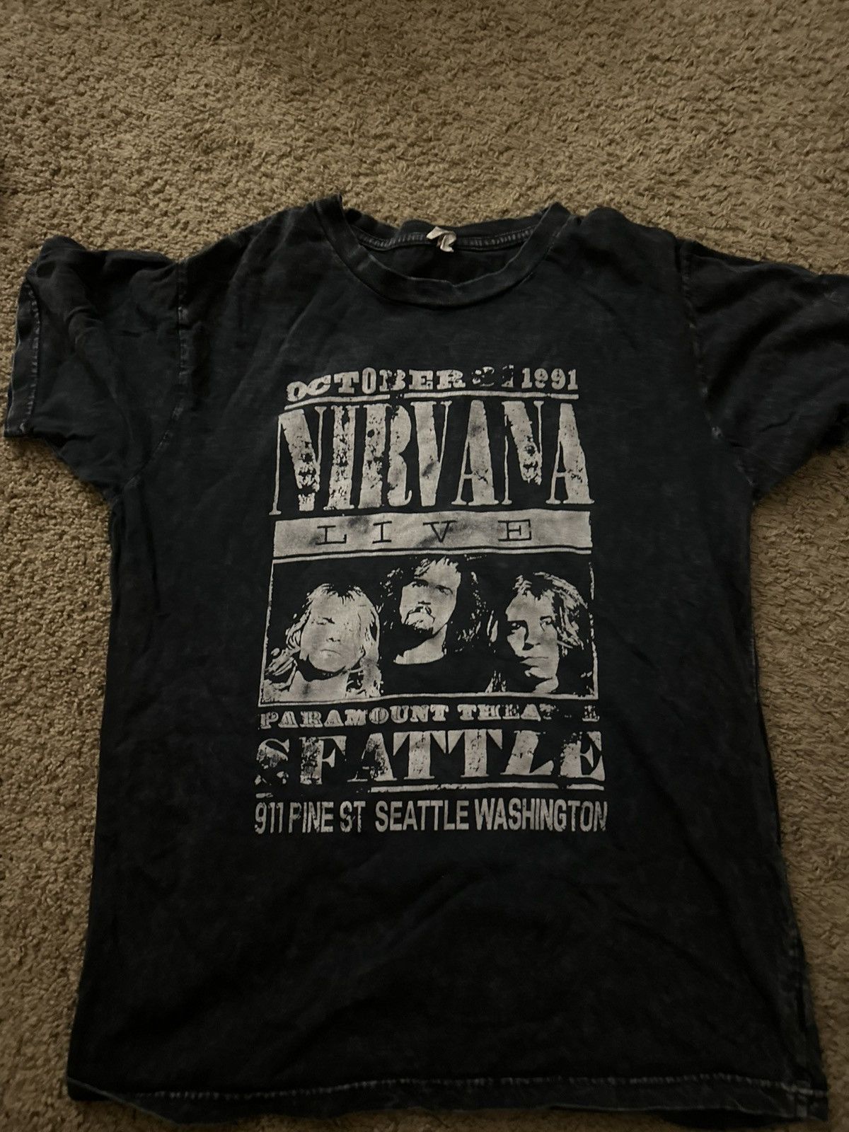 Nirvana Vintage Nirvana Tee Size US M / EU 48-50 / 2 - 1 Thumbnail