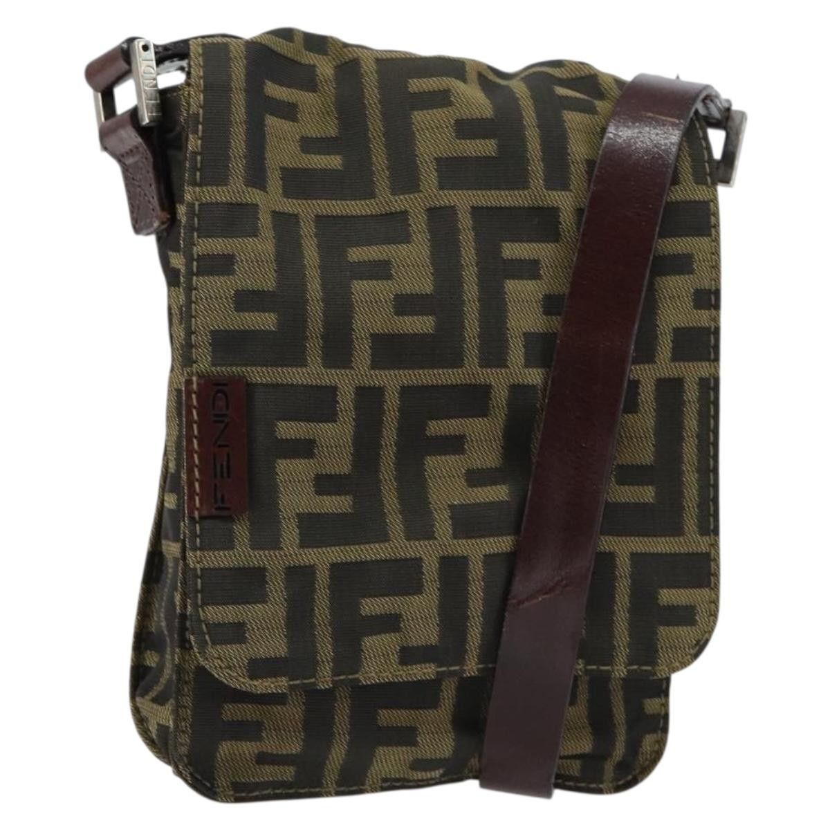 Fendi Fendi Flat Messenger Zucca Canvas Size ONE SIZE - 1 Thumbnail
