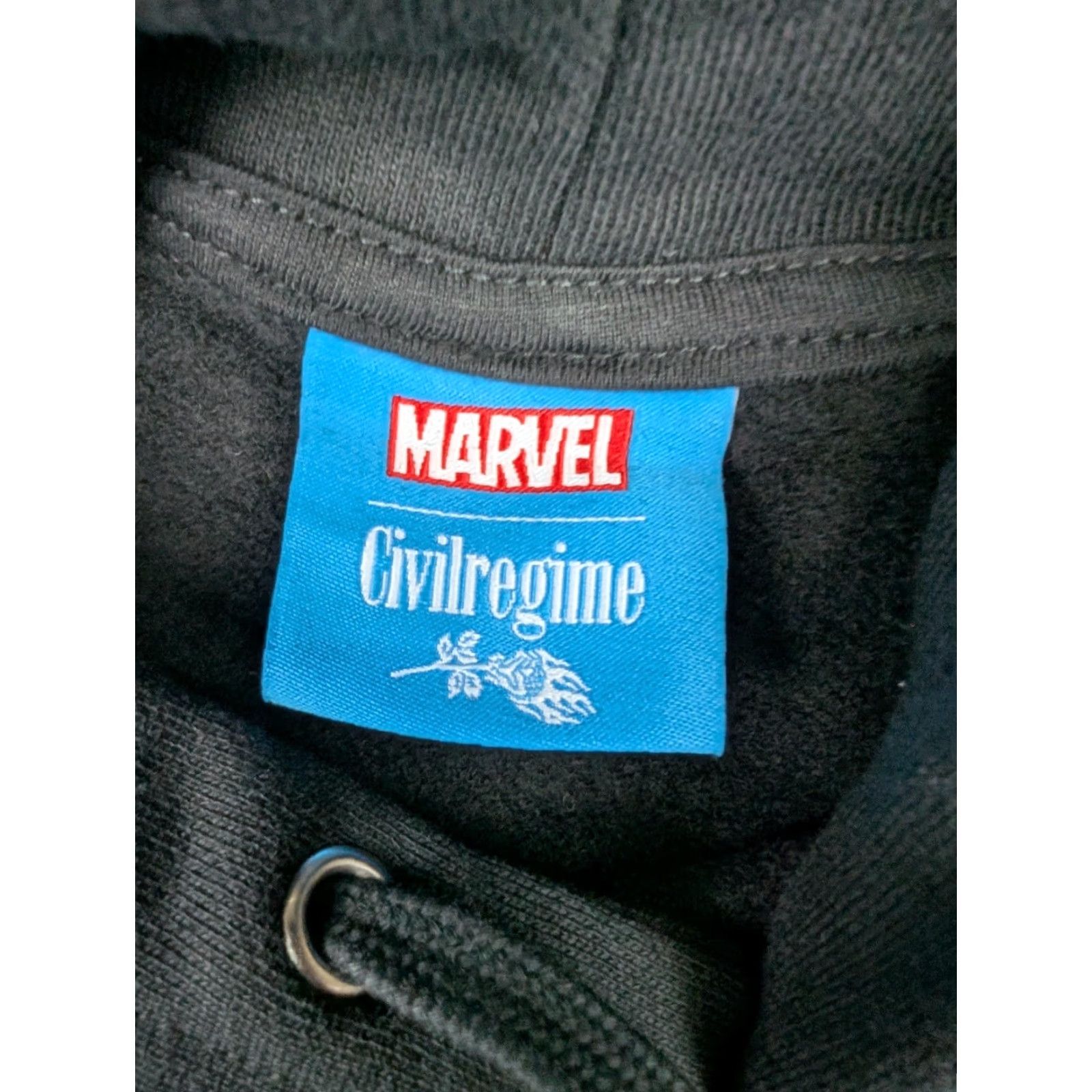 Vintage Marvel Civil Regime Deadpool Wolverine Hoodie Mens S Black Roses Concrete Size US S / EU 44-46 / 1 - 3 Thumbnail