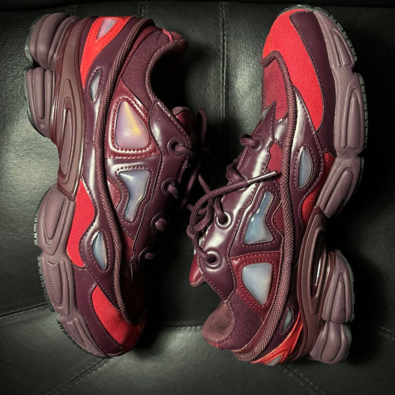 Adidas × Raf Simons 8,5us Adidas Raf Simons Ozweego Burgundy Size US 8.5 / EU 41-42 - 4 Thumbnail