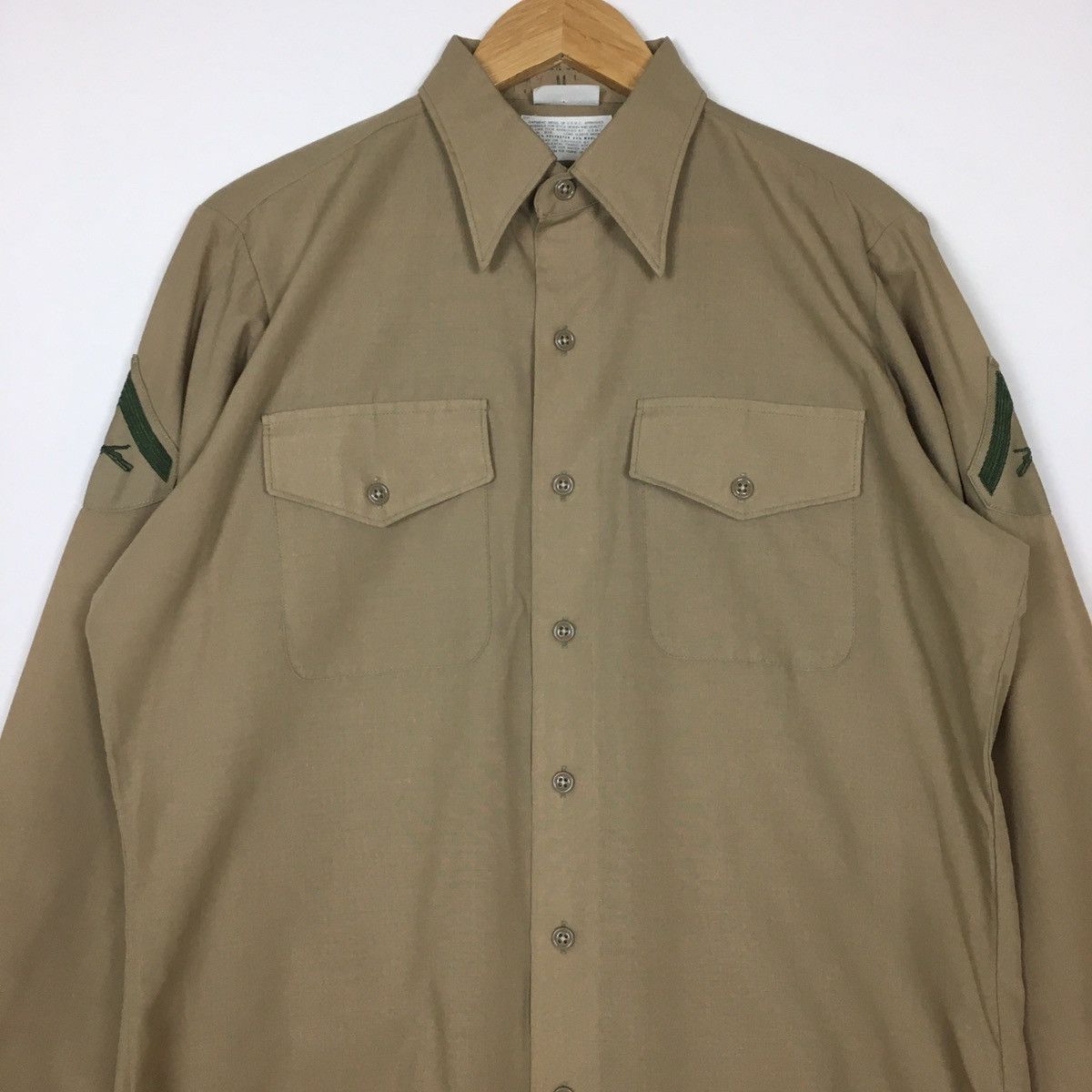 Vintage Vintage USMC Military Uniform Shirt 839 Long Sleeve Size US M / EU 48-50 / 2 - 5 Thumbnail