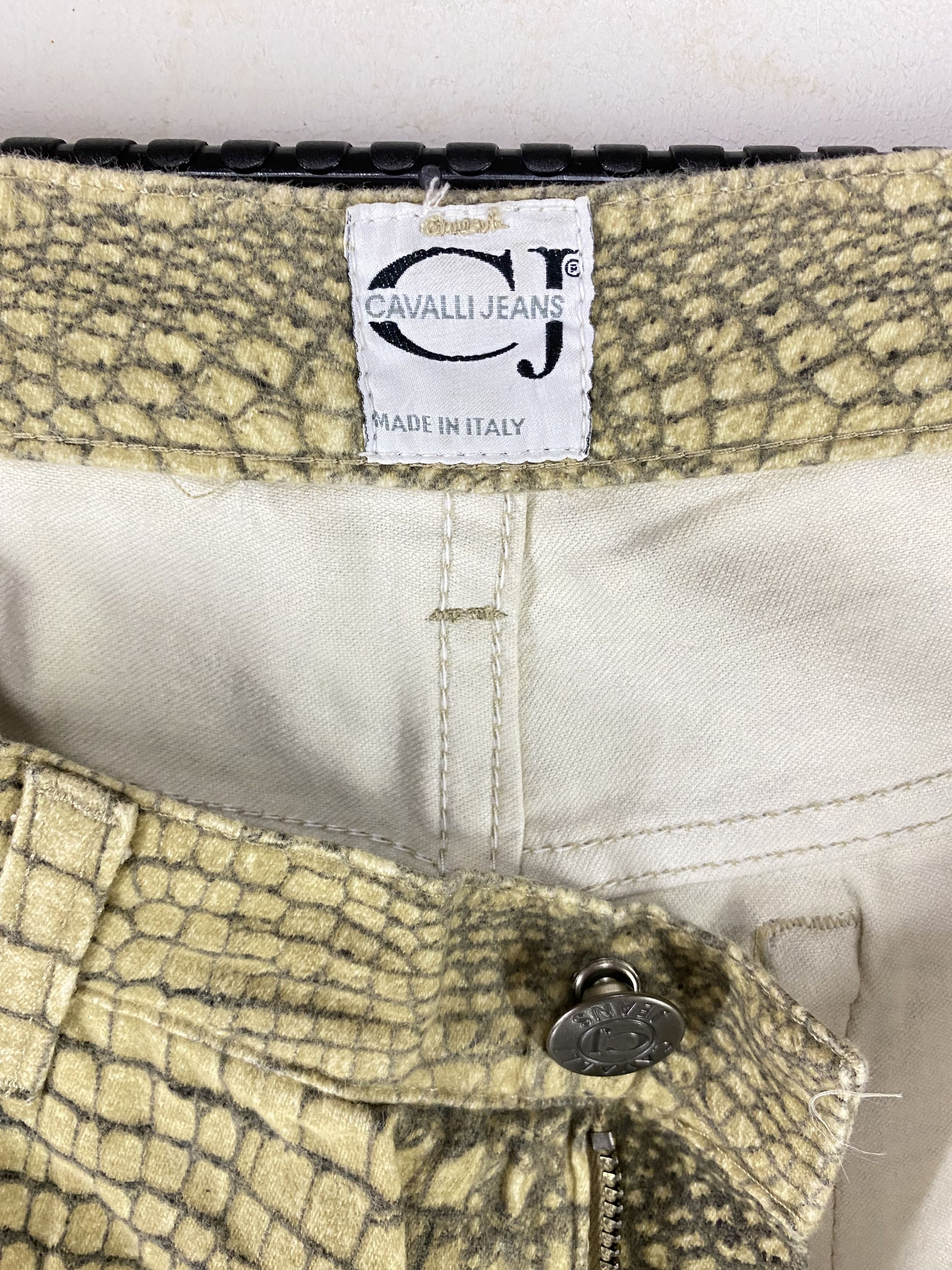 Designer × Just Cavalli × Roberto Cavalli Cavalli jeans crocodile printed pant Size US 31 - 11 Thumbnail