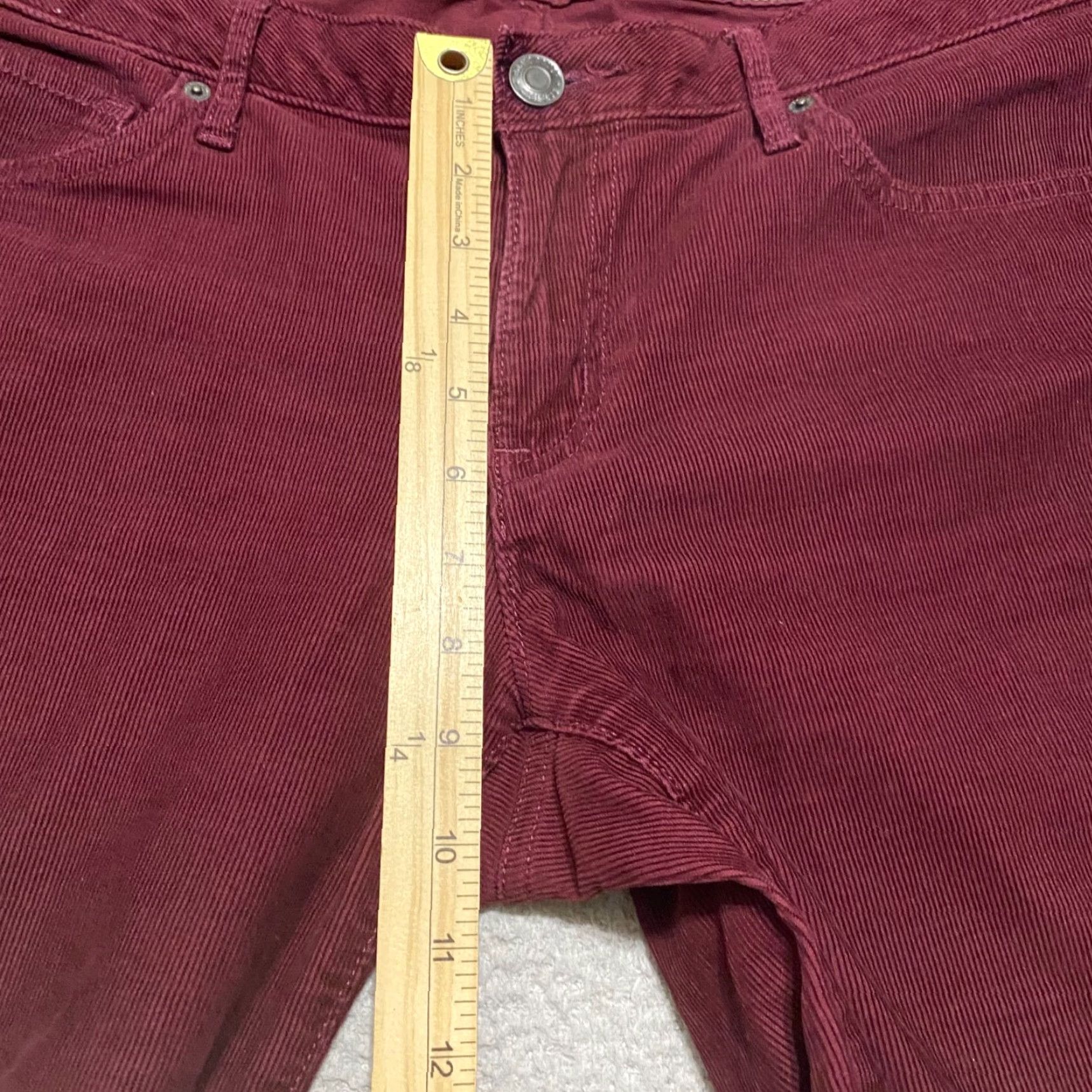 Eddie Bauer Eddie Bauer Womens sz 8 Jeans Red Corduroy Slim Boyfriend Mid Rise Size 30" / US 8 / IT 44 - 7 Thumbnail