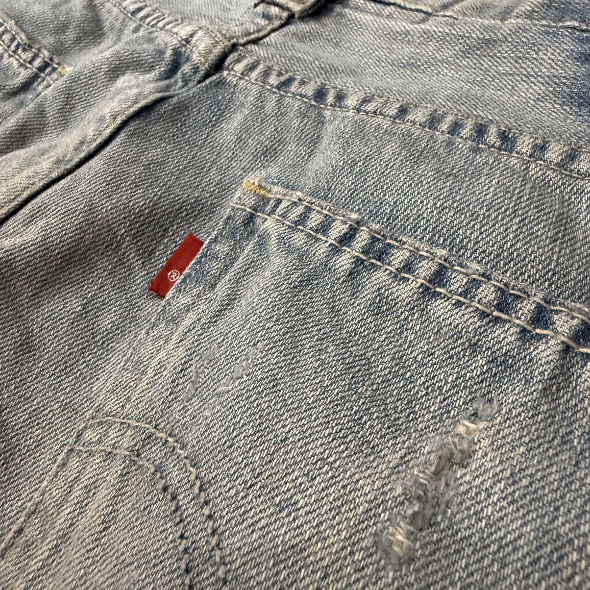 Levi's Levis 549 Baggy Destroyed Low Loose Denim Balenciaga Style Size US 34 / EU 50 - 7 Thumbnail