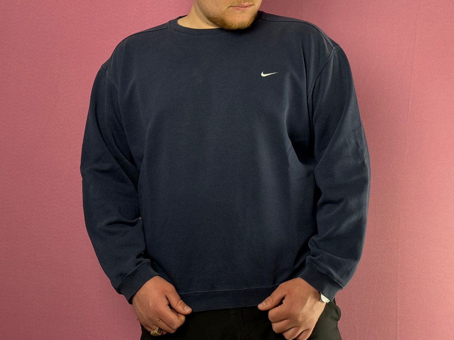 Nike 90s Nike Swoosh Vintage Men's Sweatshirt - XL Size US XL / EU 56 / 4 - 3 Thumbnail