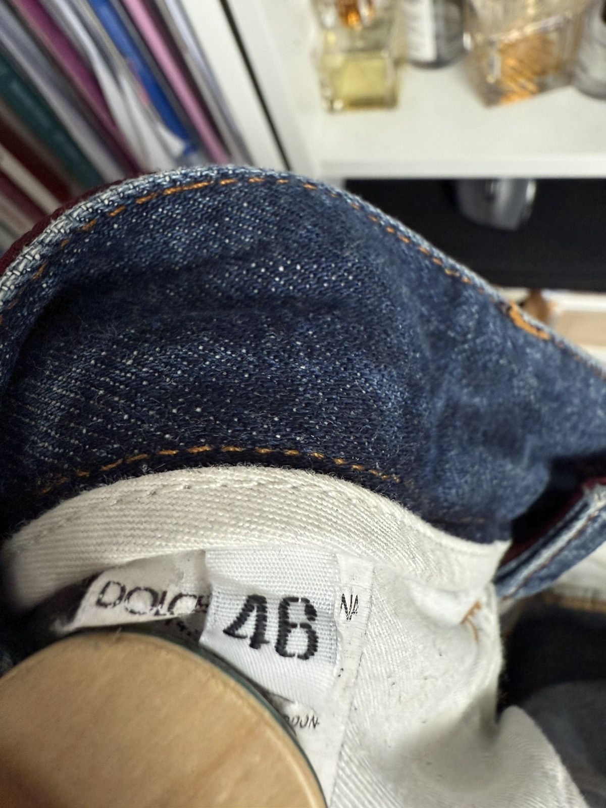 Designer × Dolce & Gabbana Dolce & Gabbana ribbed patchwork denim pants 30 designer rare Size US 30 / EU 46 - 10 Thumbnail