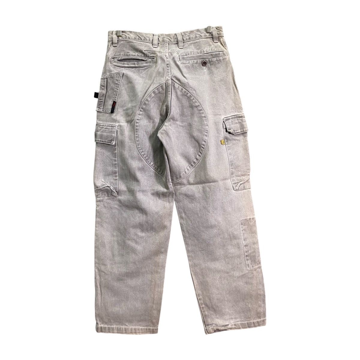 Vans VINTAGE RARE VANS Baggy Cargo Jeans - Washed Grey Denim Size US 29 - 2 Thumbnail