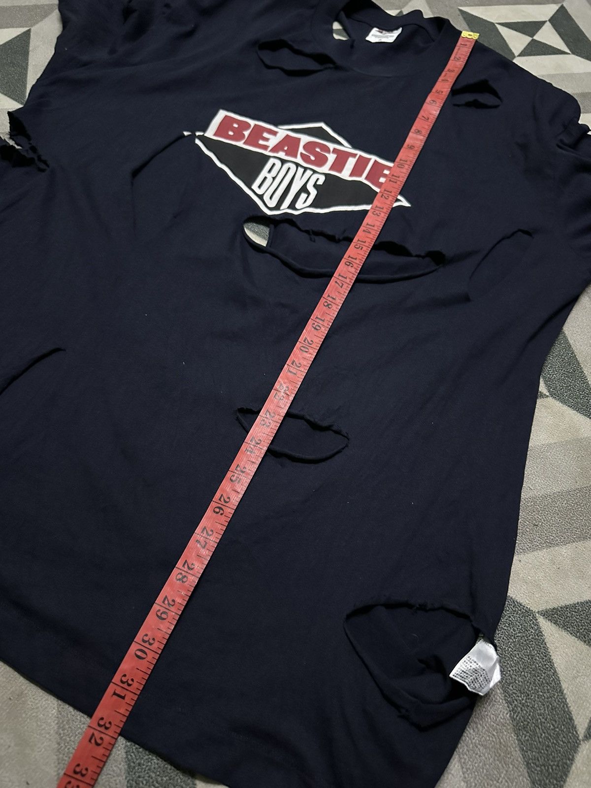 Band Tees beastie boys distressed style tshirt Size US XL / EU 56 / 4 - 11 Thumbnail