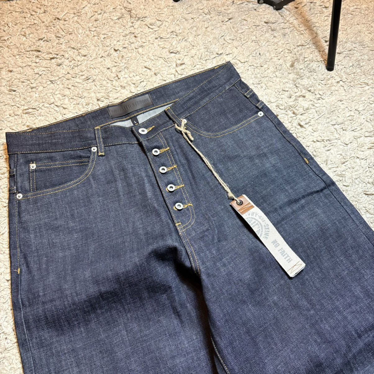 No Faith Studios NO/FAITH STUDIO DENIM JEANS Size US 34 / EU 50 - 3 Thumbnail