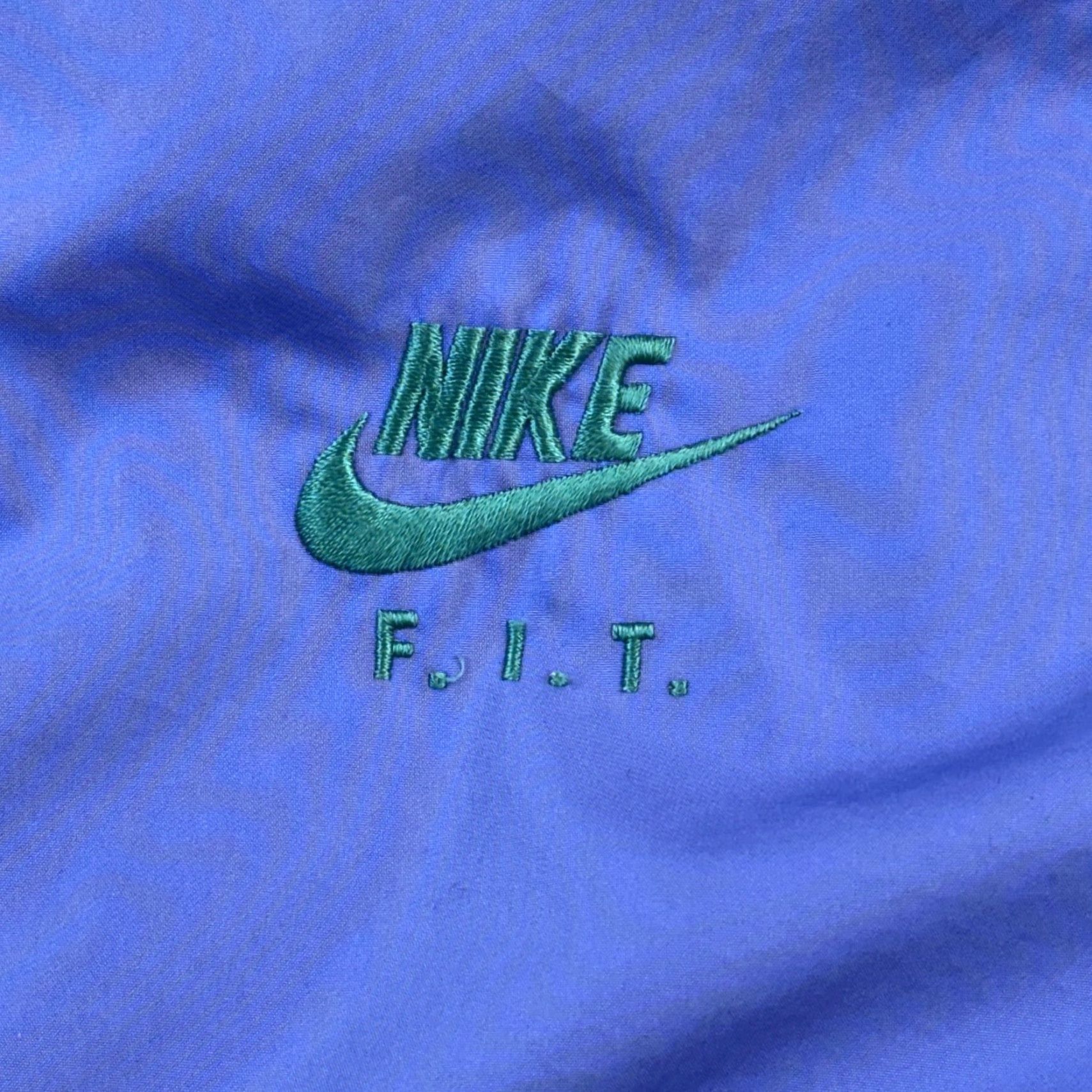 Nike Nike F.I.T. Jacket Women’s Medium Full Zip Lightweight Windbreaker 90s Vintage Purple Solid Embroidered Logo Men? Womens Size M / US 6-8 / IT 42-44 - 4 Thumbnail