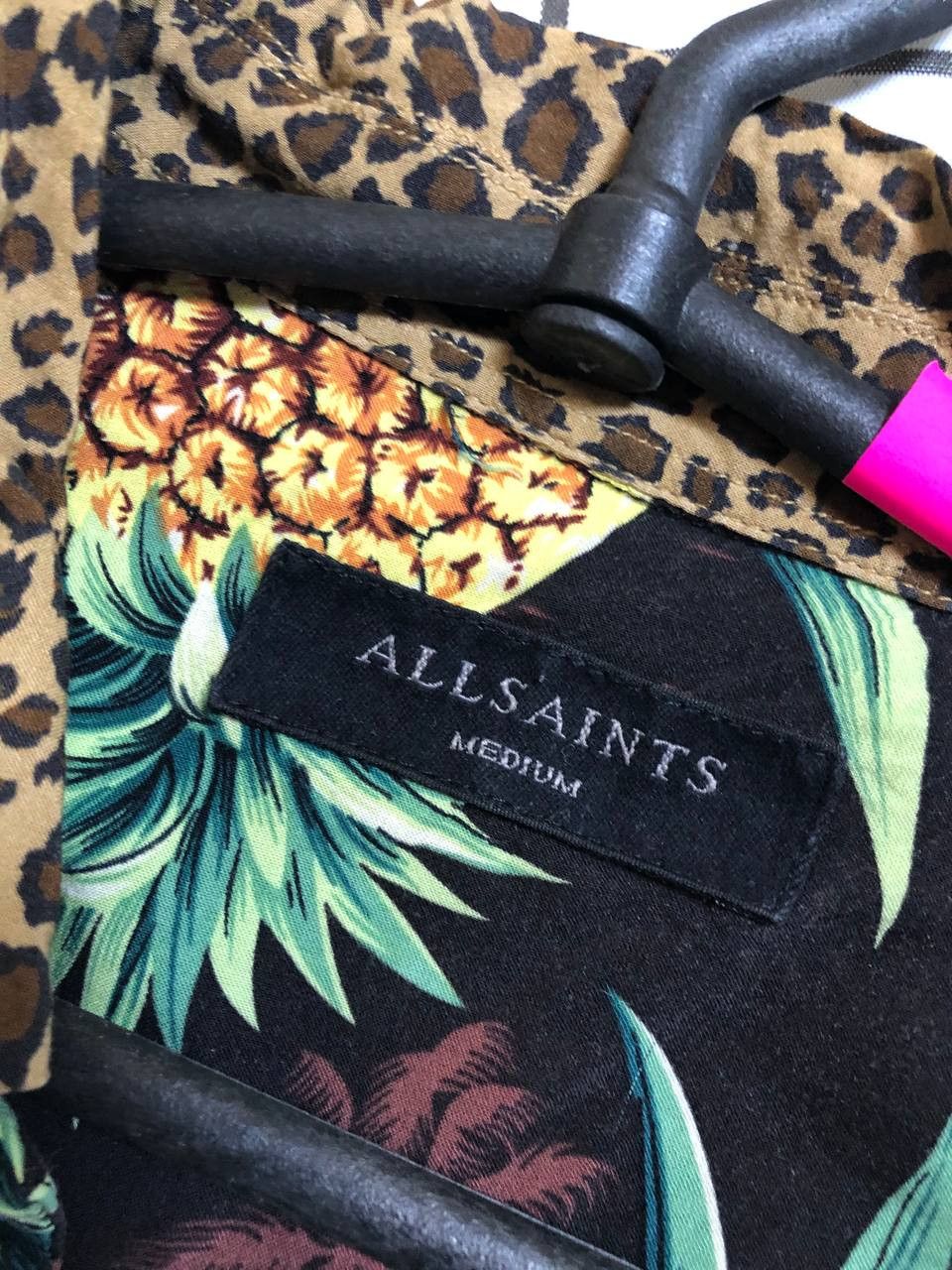 Allsaints Allsaints Dark Hawaiian Shirt Floral Hawaiian Casual Shirt Size US M / EU 48-50 / 2 - 3 Thumbnail