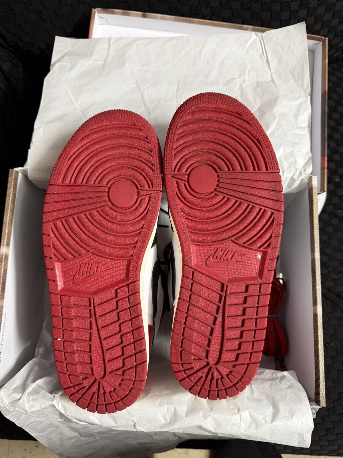 Jordan Brand Bred Toe 1s Size US 7.5 / EU 40-41 - 5 Thumbnail