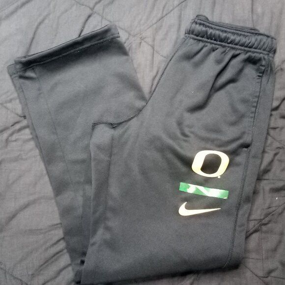 NCAA × Nike × Vintage Vintage Y2K Nike Dri-Fit Oregon Ducks Service Sweatpants Size US 30 / EU 46 - 1 Thumbnail
