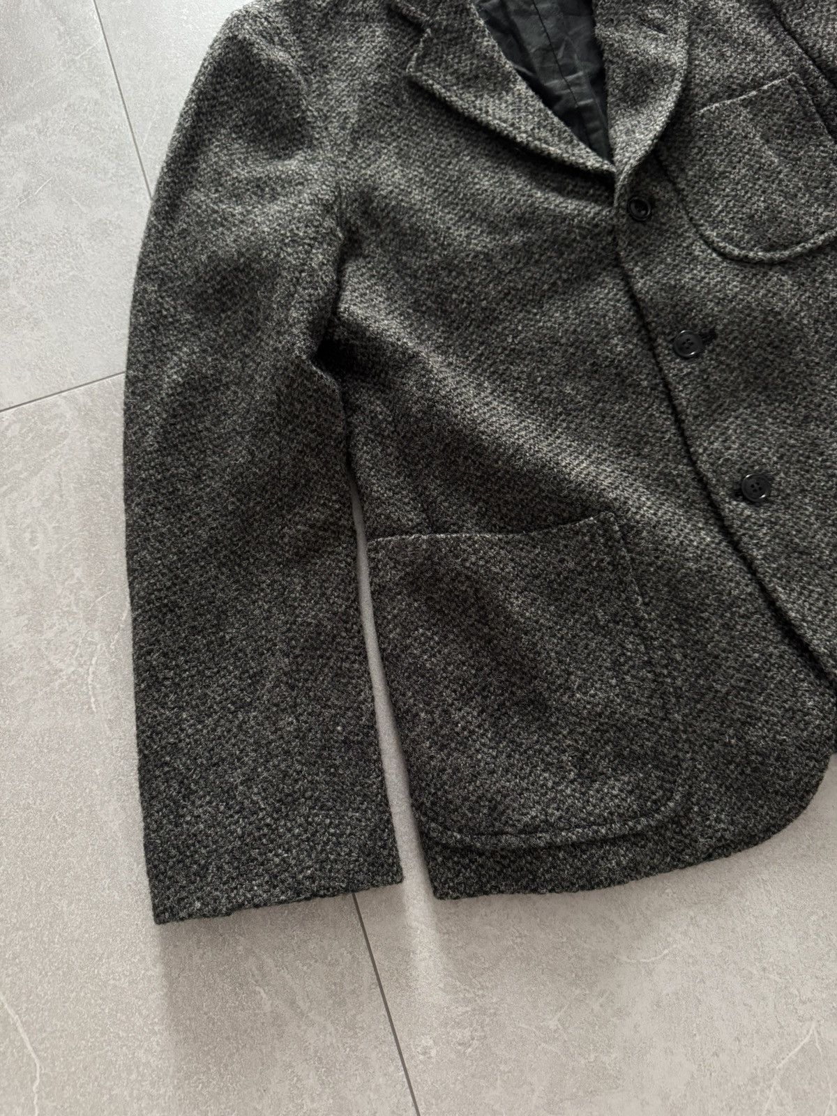 CABANE de ZUCCa Cabane De Zucca x Harris Tweed Blazer Size 38S - 5 Thumbnail