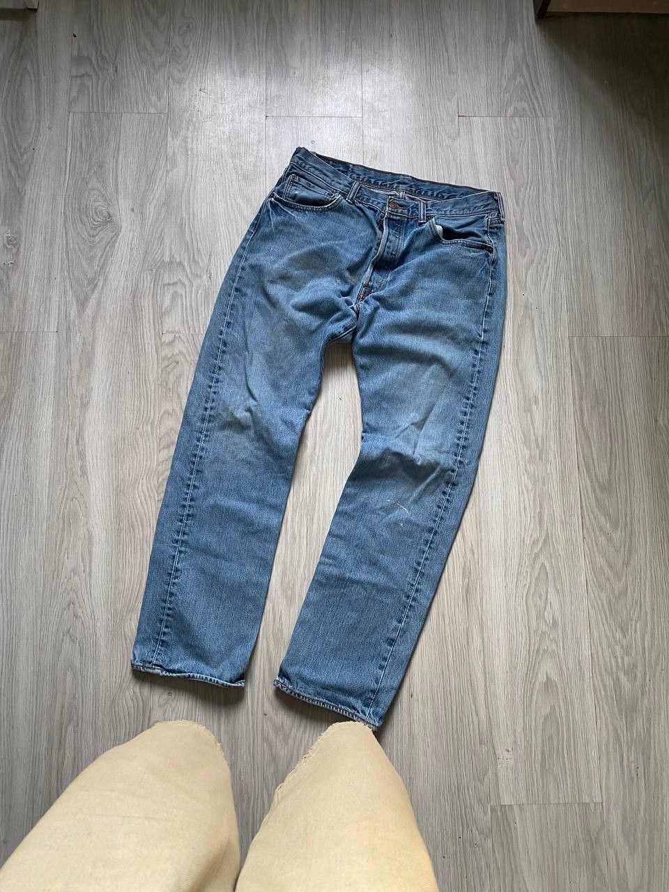 Pre-owned Levis X Vintage Levis 501 Vintage Thrashed Jeans In Denim