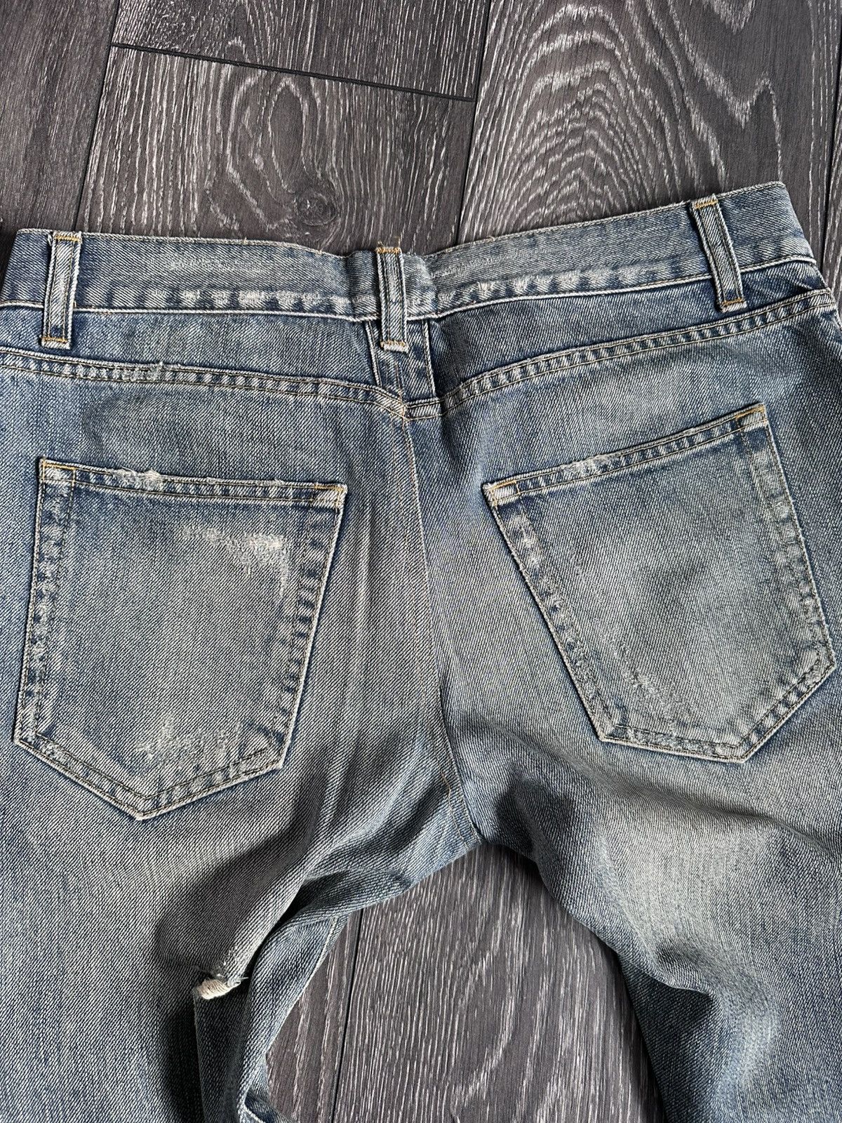 Saint Laurent Paris saint laurent paris aw13 crash distressed jeans Size US 31 - 7 Thumbnail