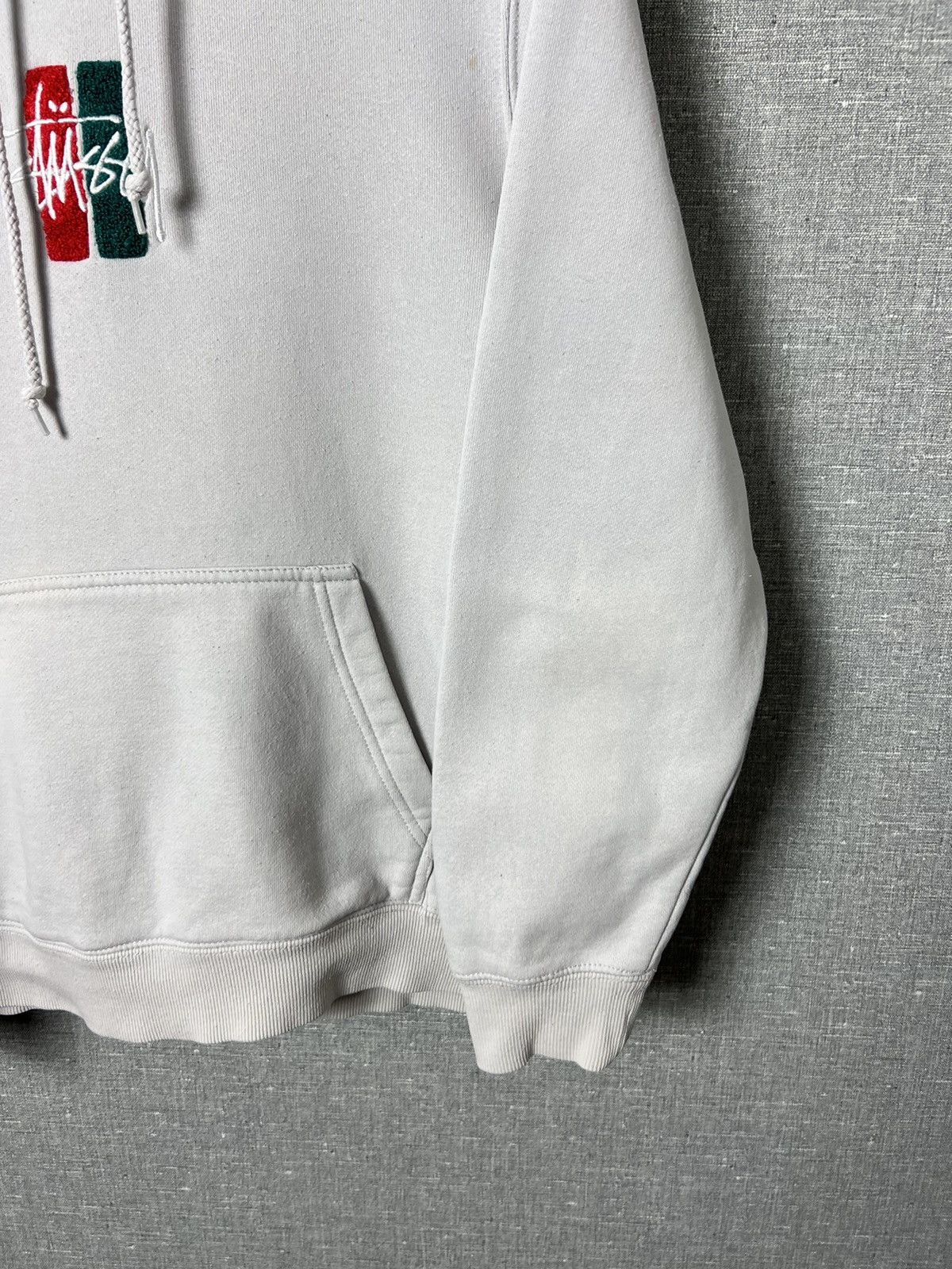 Stussy RARE STUSSY BARS LOGO APPLIQUE HOODIE SIZE S Size US S / EU 44-46 / 1 - 4 Thumbnail