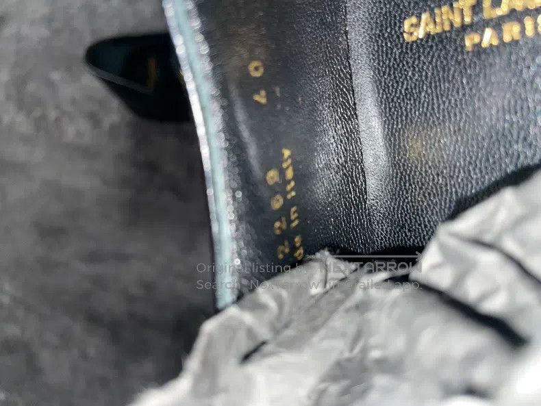 Saint Laurent Paris Saint Laurent Paris Silk Leopard Print Patchwork Wedge Sho Size US 7 / EU 40 - 8 Thumbnail